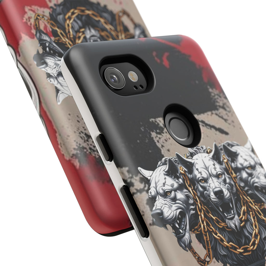 Bloody Cerberus Phone Case — Gothic 3-Headed Hellhound Phone Case