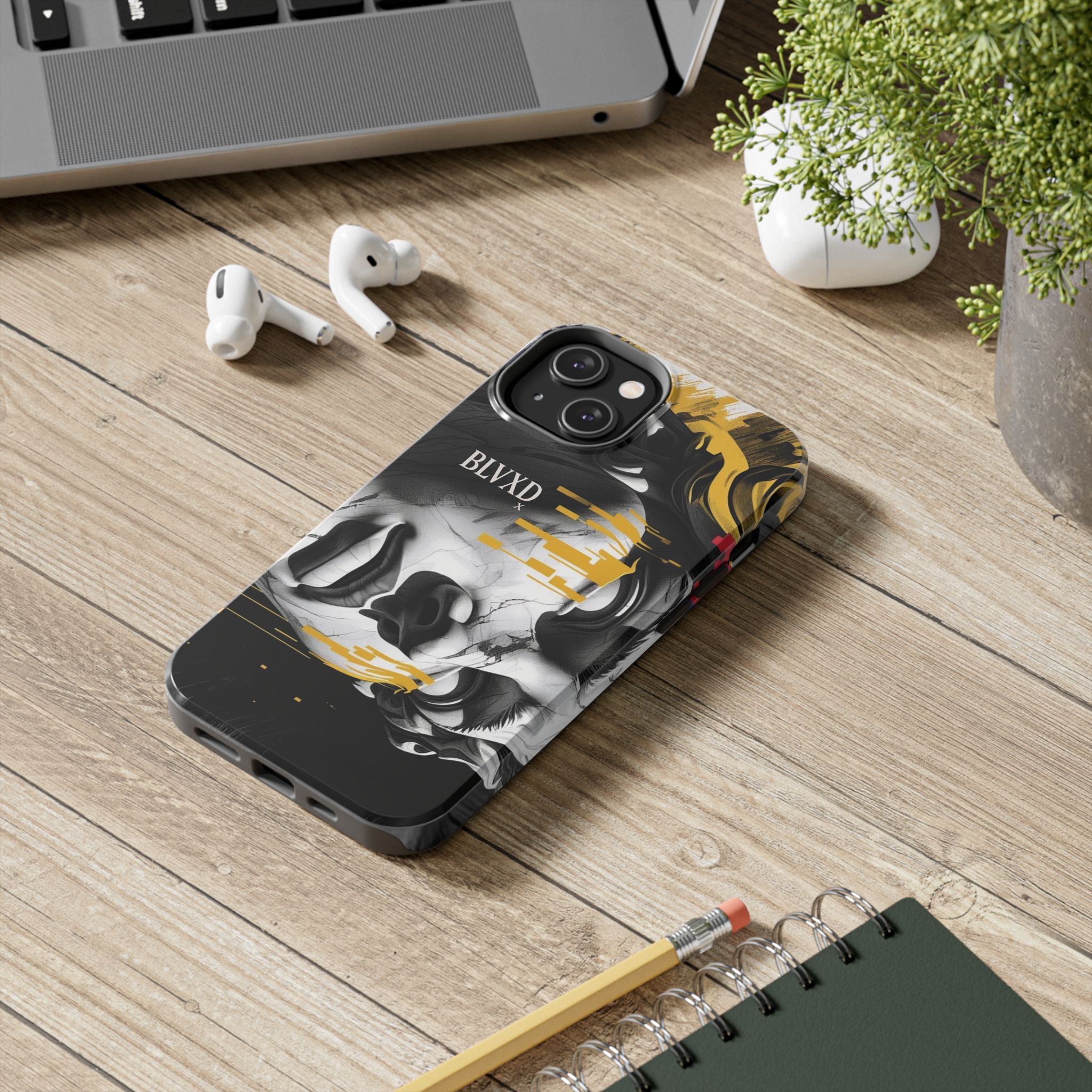BLVXD X Golden Tears iPhone Case  Streetwear Art Phone Case