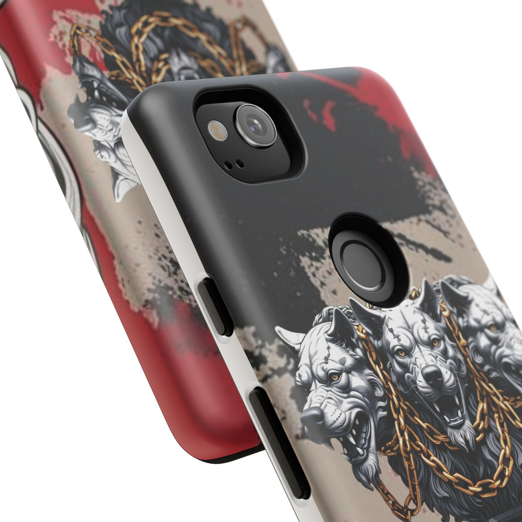 Bloody Cerberus Phone Case — Gothic 3-Headed Hellhound Phone Case