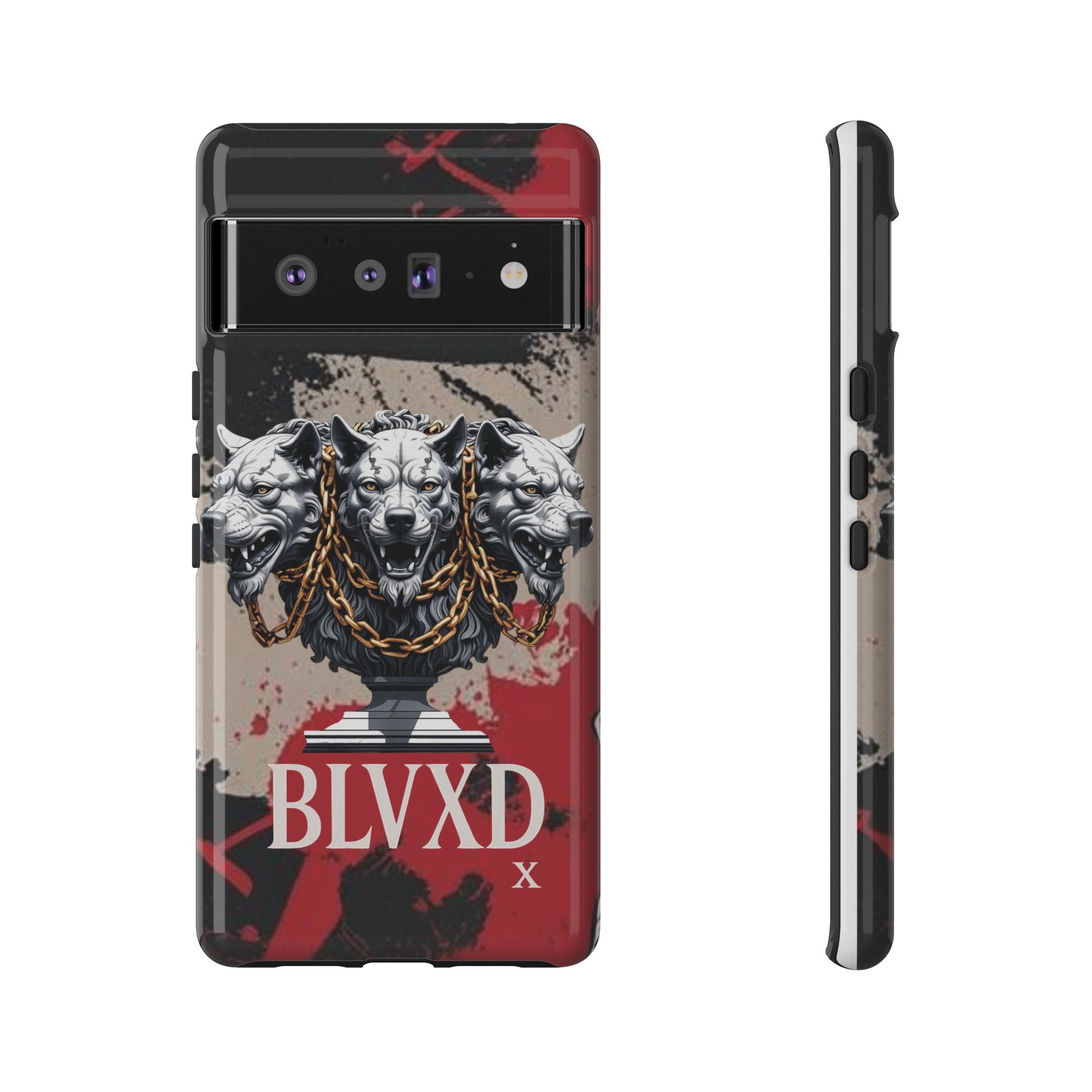 Bloody Cerberus Phone Case — Gothic 3-Headed Hellhound Phone Case