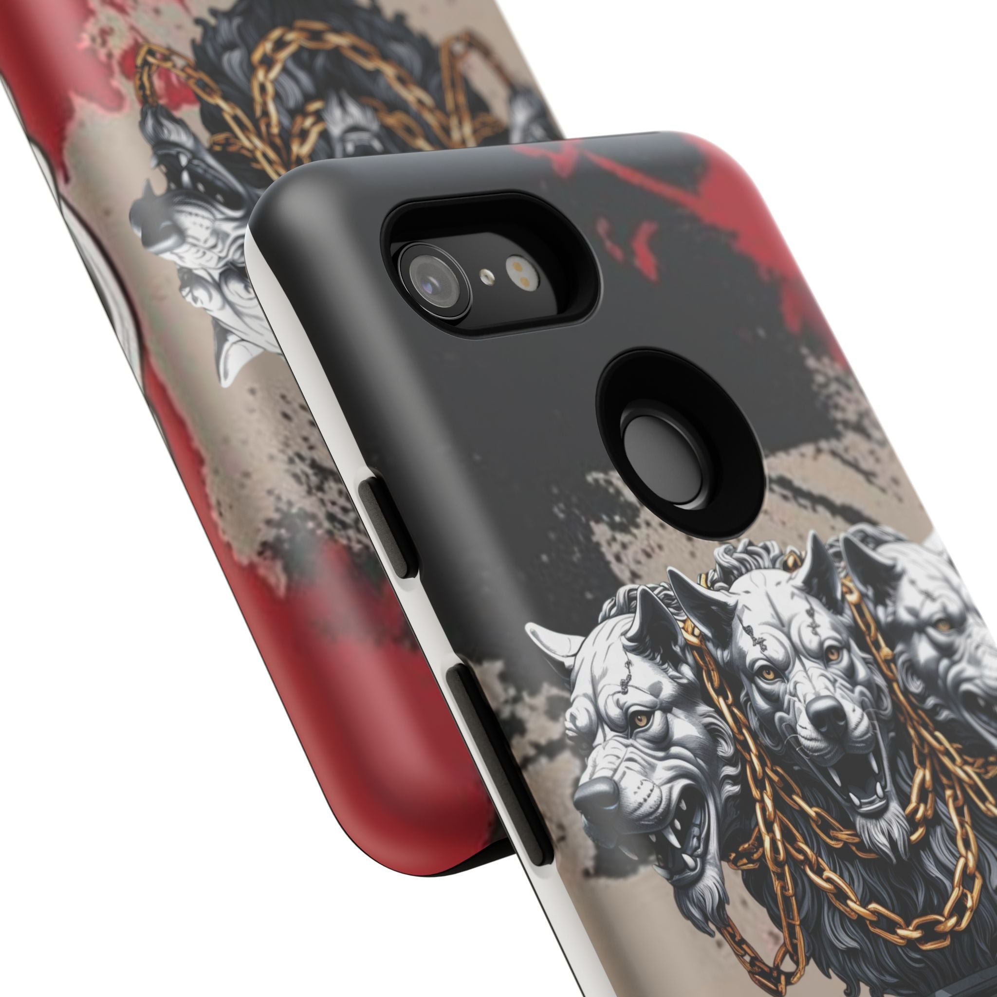 Bloody Cerberus Phone Case — Gothic 3-Headed Hellhound Phone Case