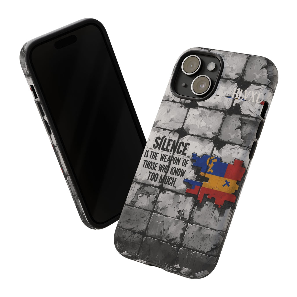 BLVXD X Silence Phone Case  Minimalist Streetwear Phone Case
