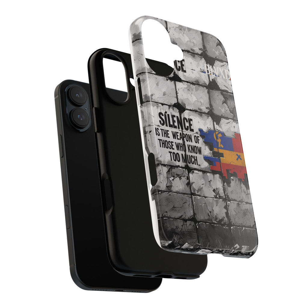 BLVXD X Silence Phone Case  Minimalist Streetwear Phone Case