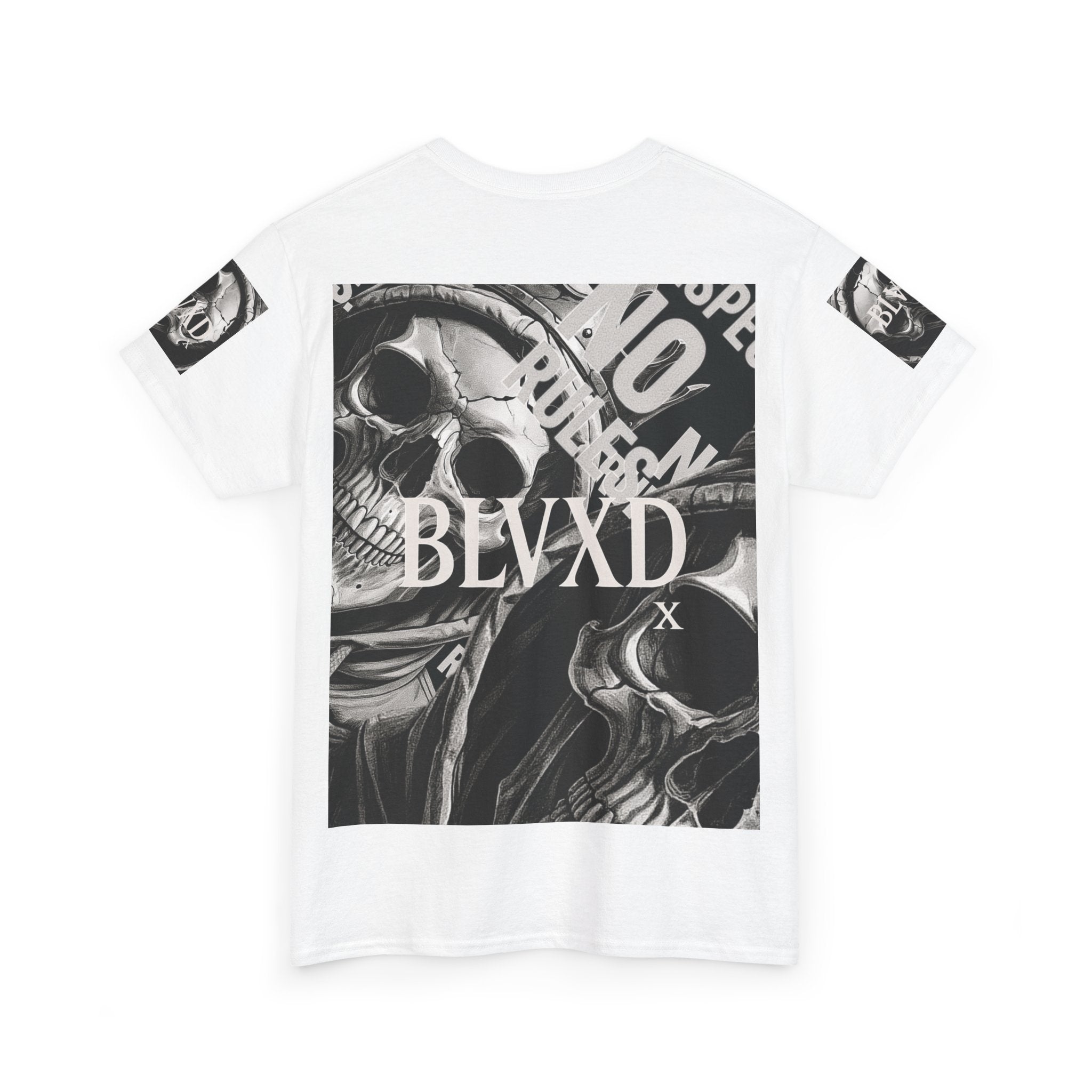 No Rules Skull T-Shirt  Gothic Streetwear Essential