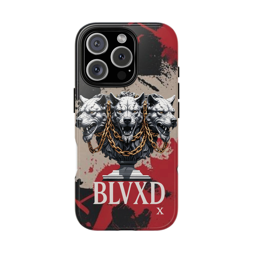 Bloody Cerberus Phone Case — Gothic 3-Headed Hellhound Phone Case