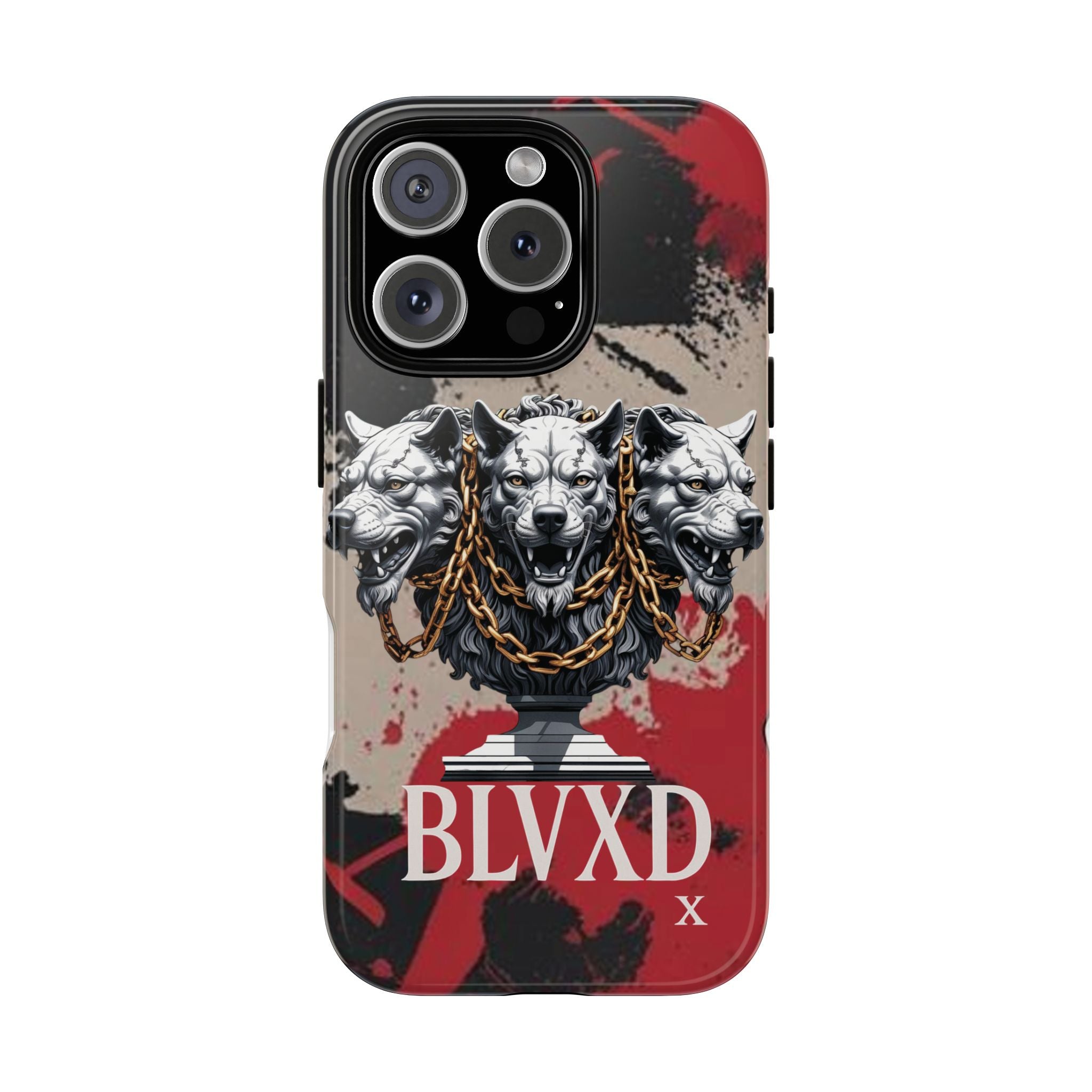 Bloody Cerberus Phone Case — Gothic 3-Headed Hellhound Phone Case