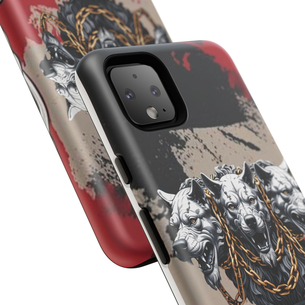 Bloody Cerberus Phone Case — Gothic 3-Headed Hellhound Phone Case