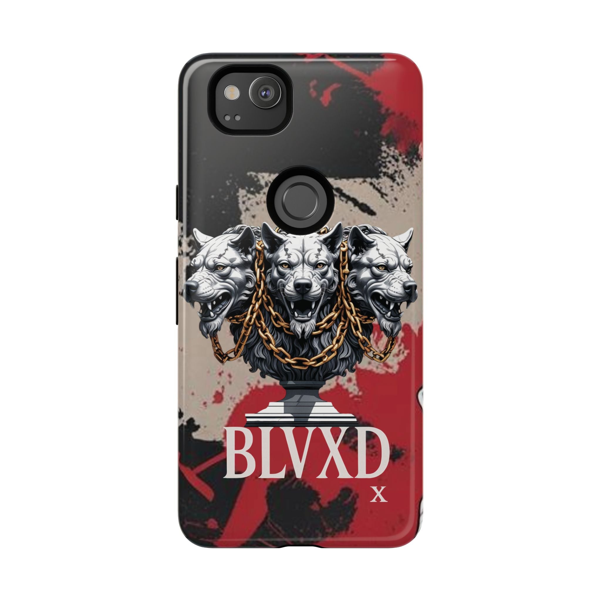 Bloody Cerberus Phone Case — Gothic 3-Headed Hellhound Phone Case