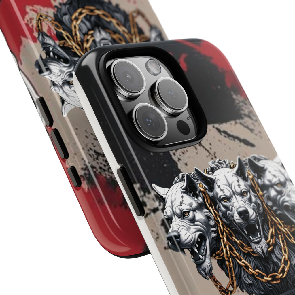 Bloody Cerberus Phone Case — Gothic 3-Headed Hellhound Phone Case