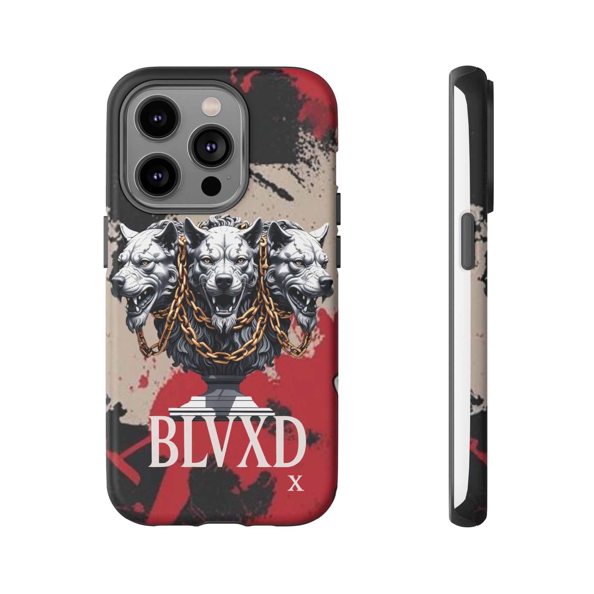 Bloody Cerberus Phone Case — Gothic 3-Headed Hellhound Phone Case
