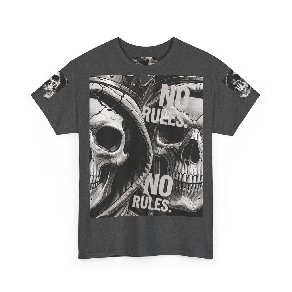 No Rules Skull T-Shirt  Gothic Streetwear Essential