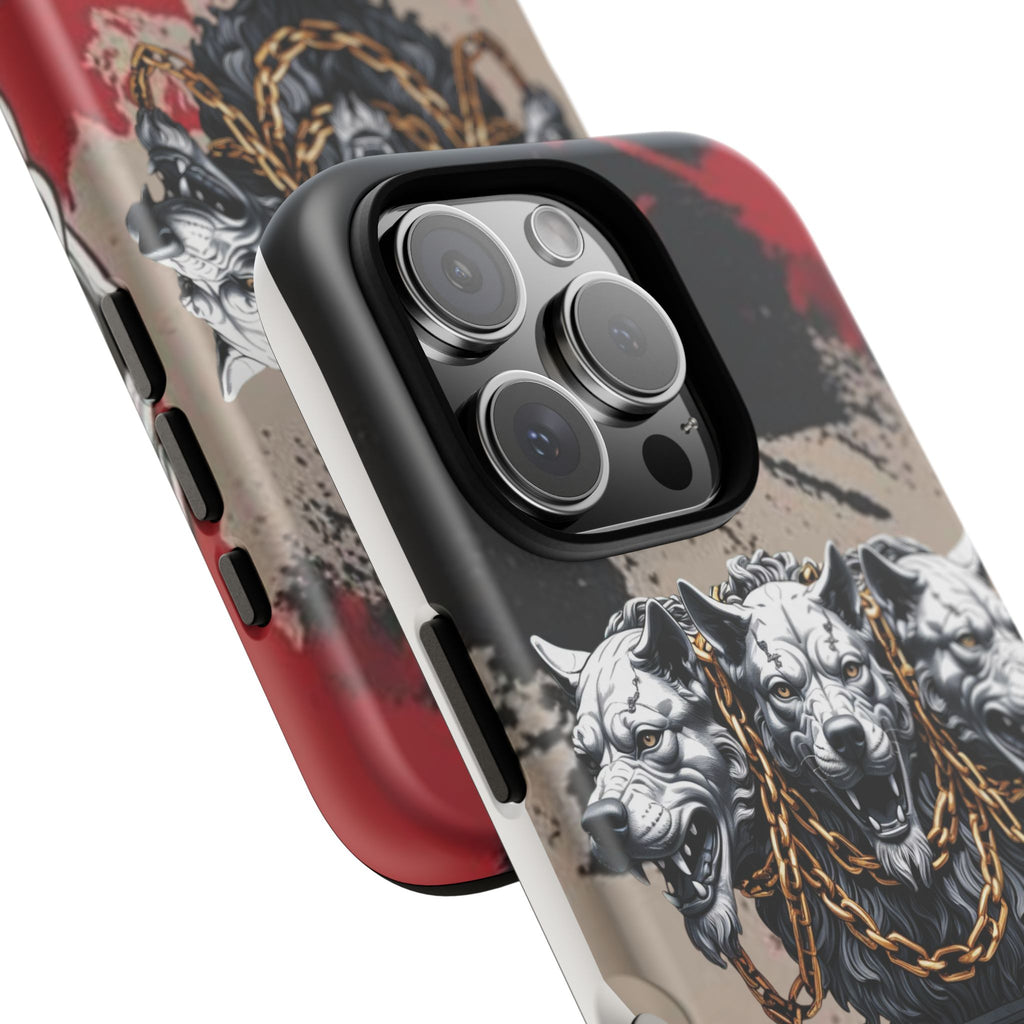 Bloody Cerberus Phone Case — Gothic 3-Headed Hellhound Phone Case