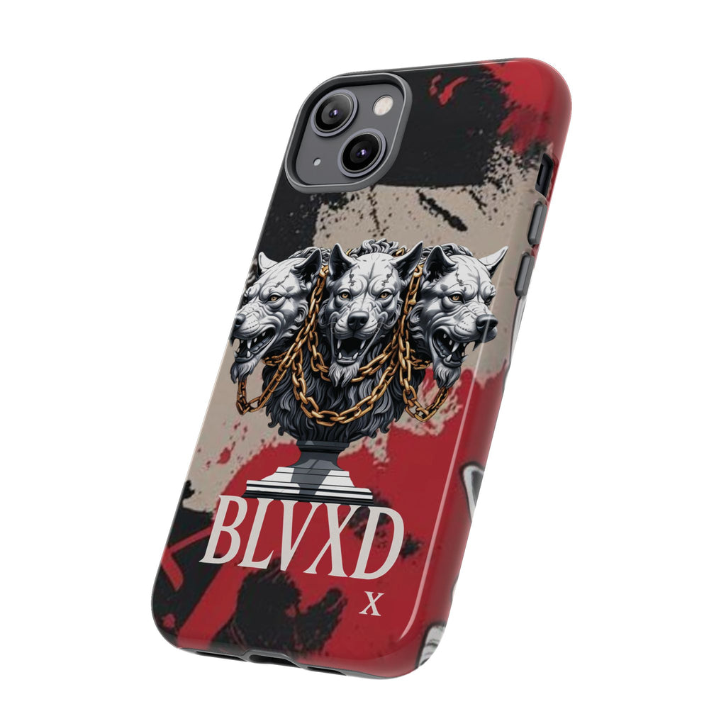 Bloody Cerberus Phone Case — Gothic 3-Headed Hellhound Phone Case