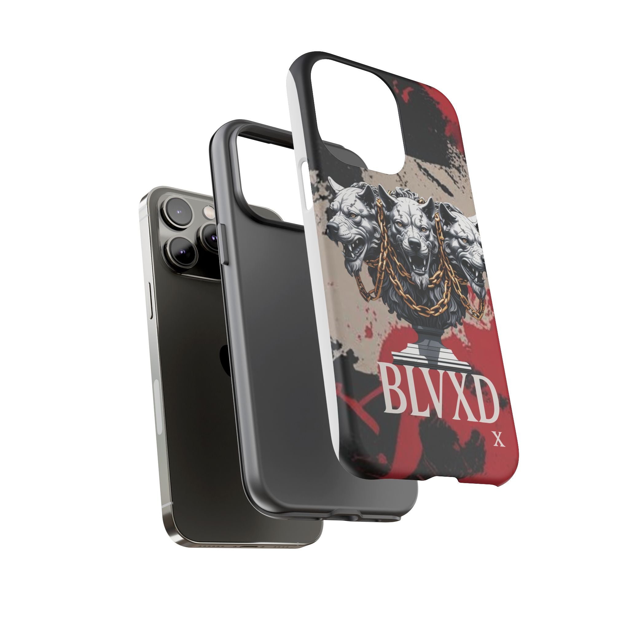Bloody Cerberus Phone Case — Gothic 3-Headed Hellhound Phone Case