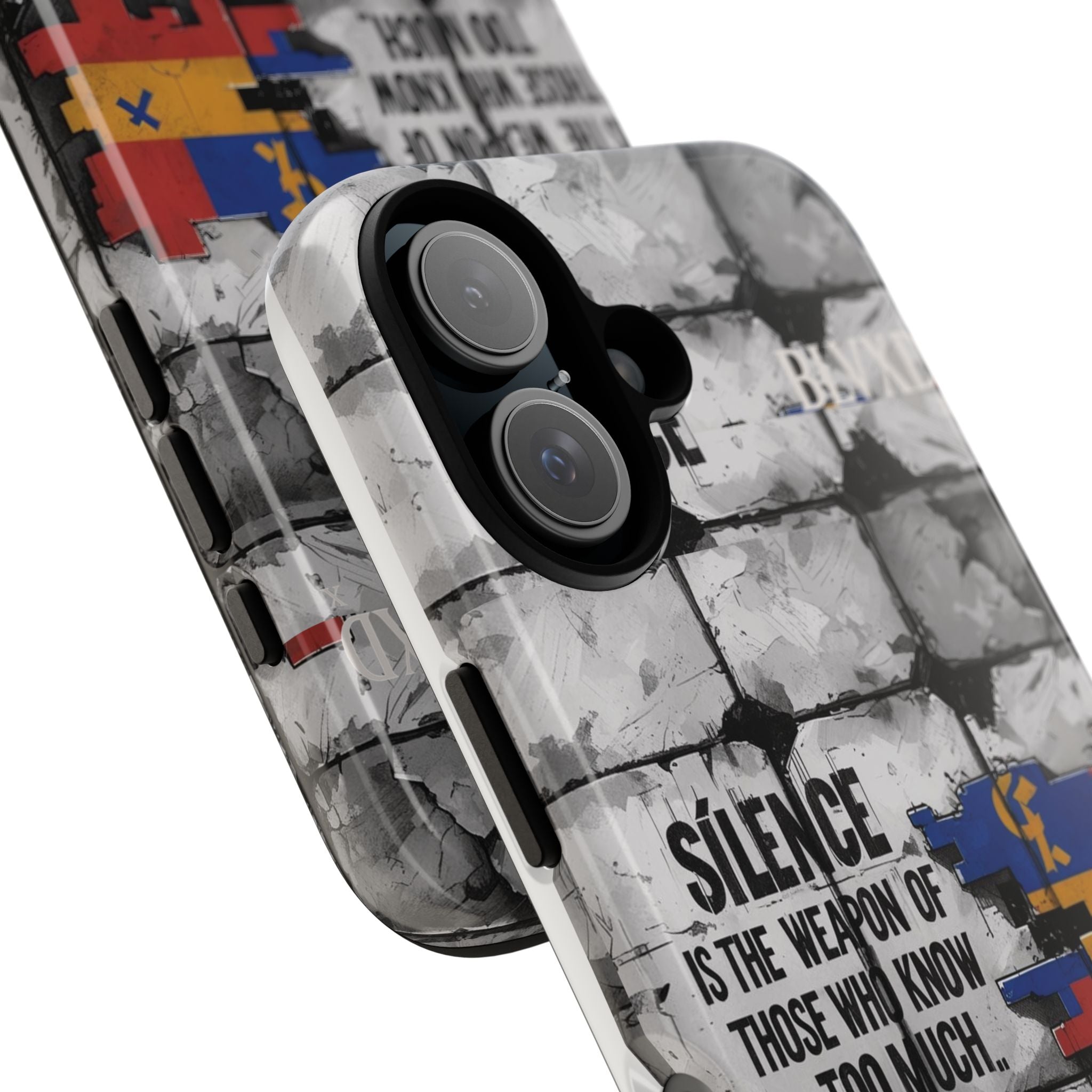 BLVXD X Silence Phone Case  Minimalist Streetwear Phone Case