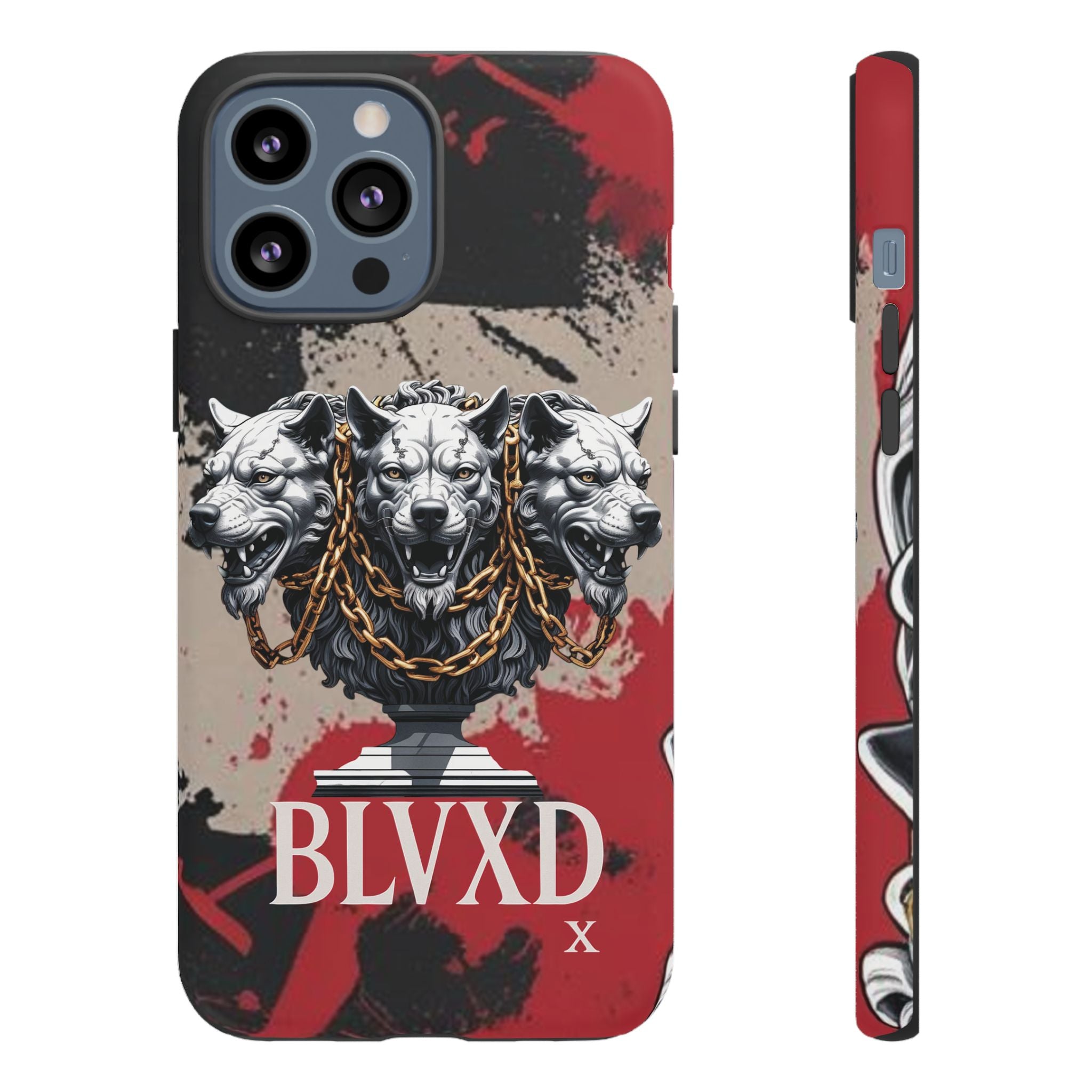 Bloody Cerberus Phone Case — Gothic 3-Headed Hellhound Phone Case