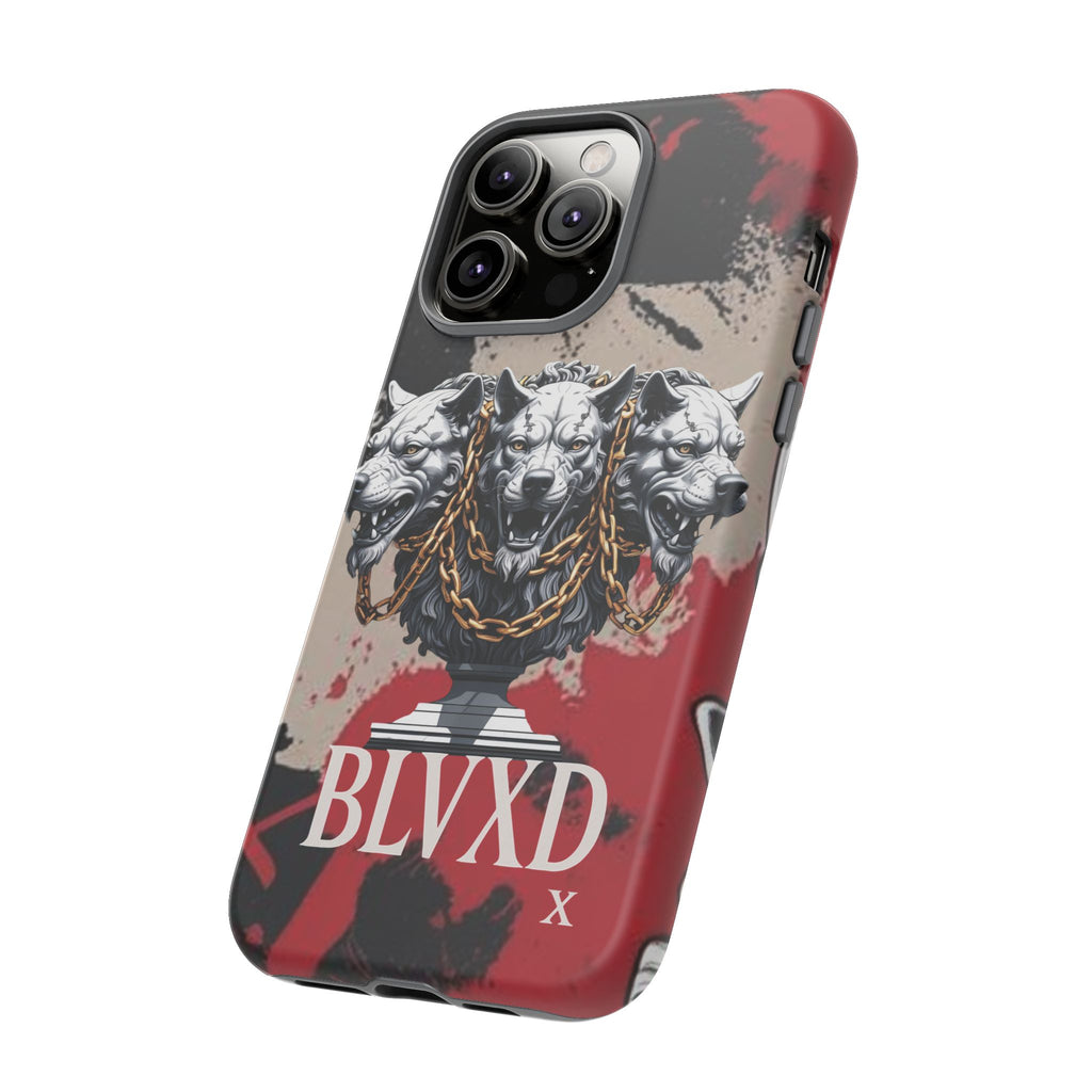 Bloody Cerberus Phone Case — Gothic 3-Headed Hellhound Phone Case