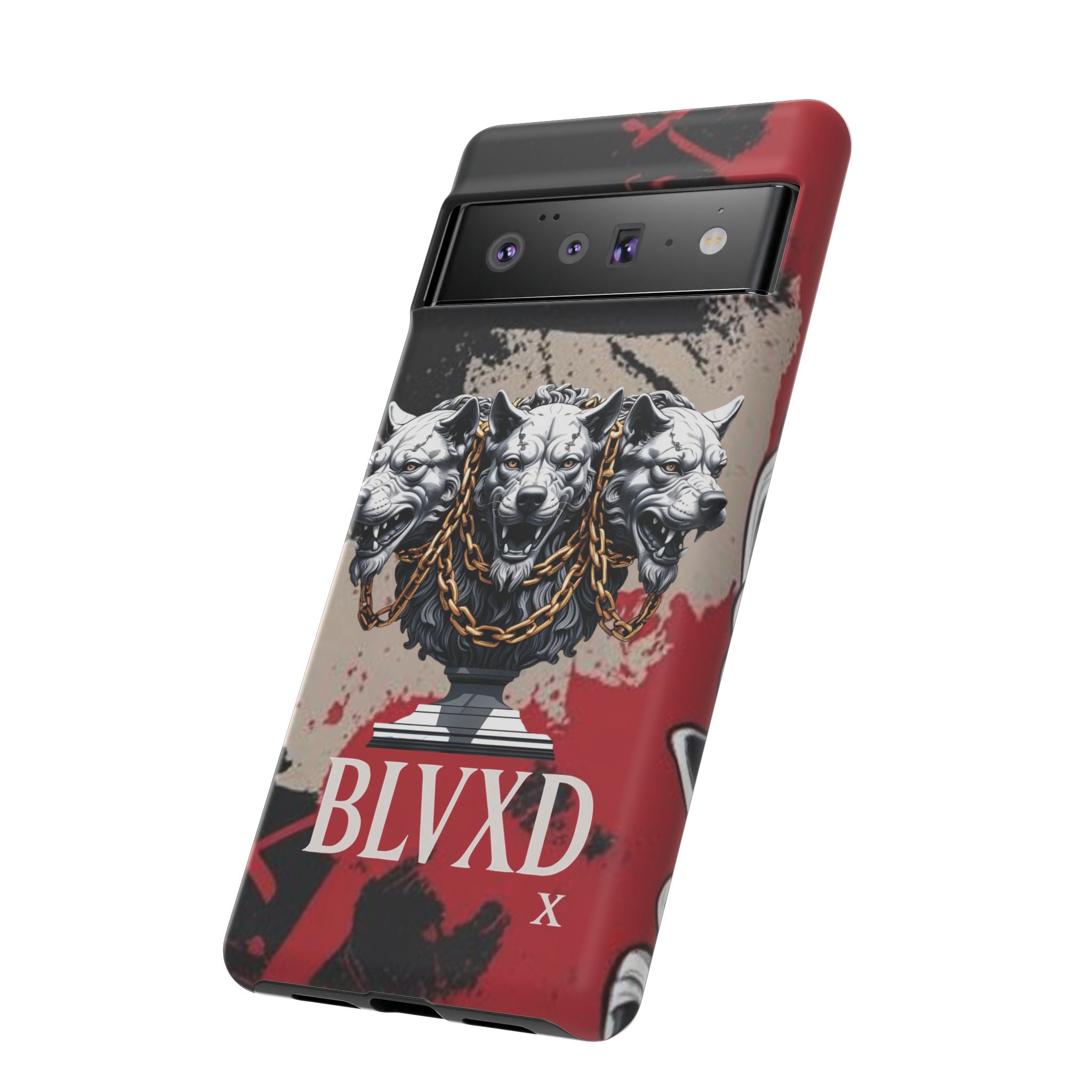 Bloody Cerberus Phone Case — Gothic 3-Headed Hellhound Phone Case
