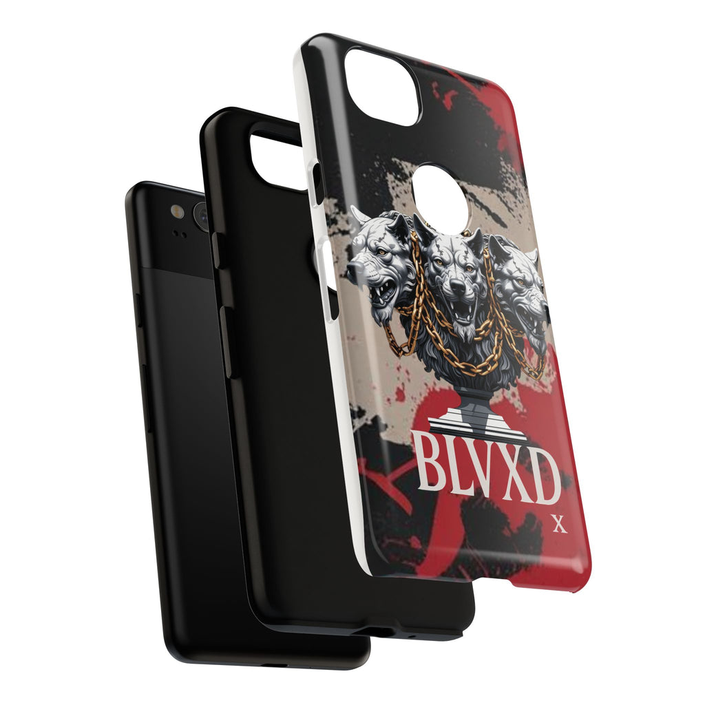 Bloody Cerberus Phone Case — Gothic 3-Headed Hellhound Phone Case