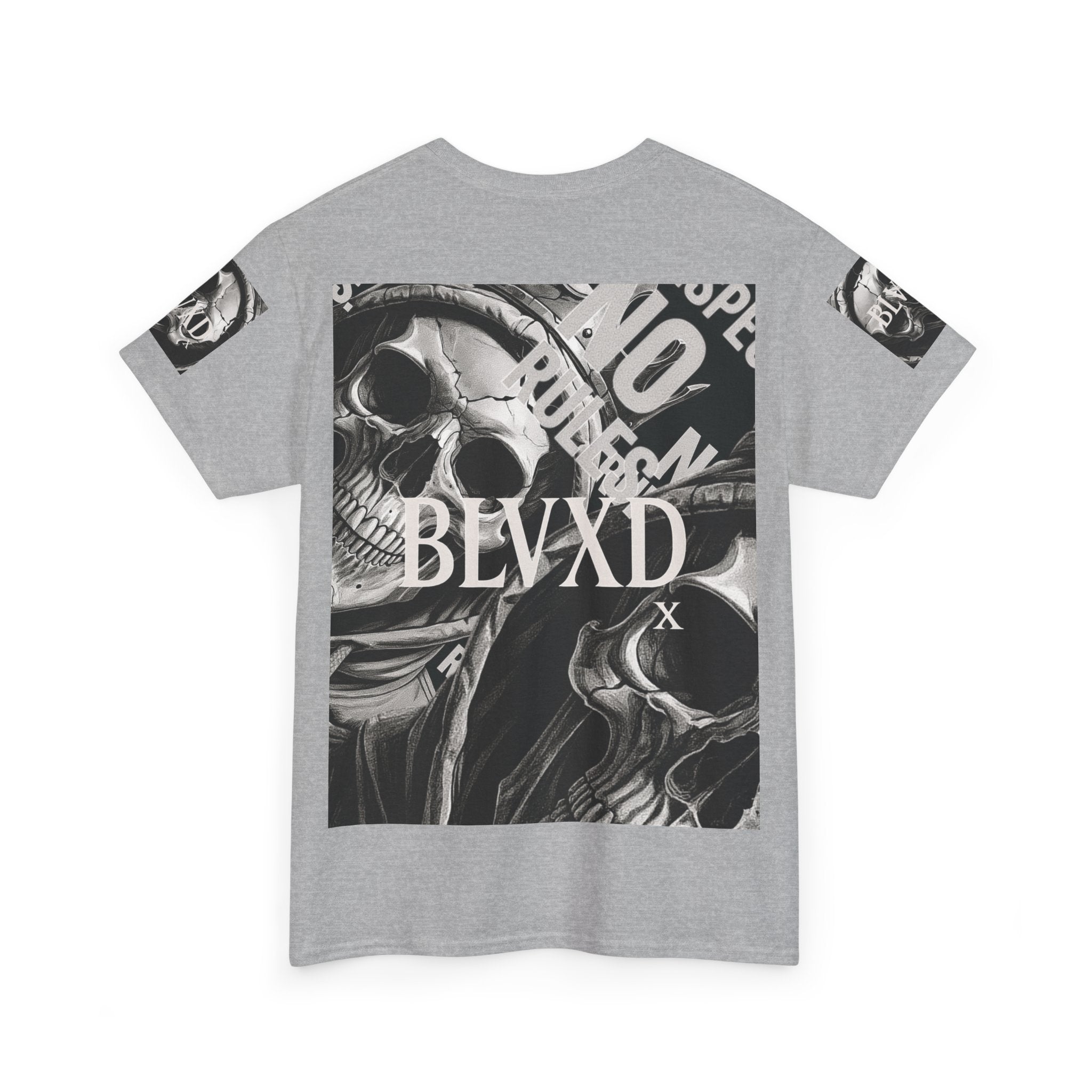 No Rules Skull T-Shirt  Gothic Streetwear Essential
