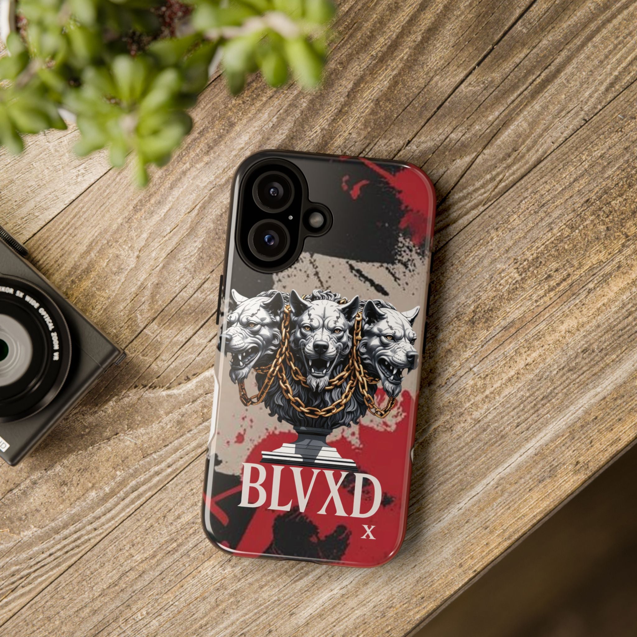 Bloody Cerberus Phone Case — Gothic 3-Headed Hellhound Phone Case