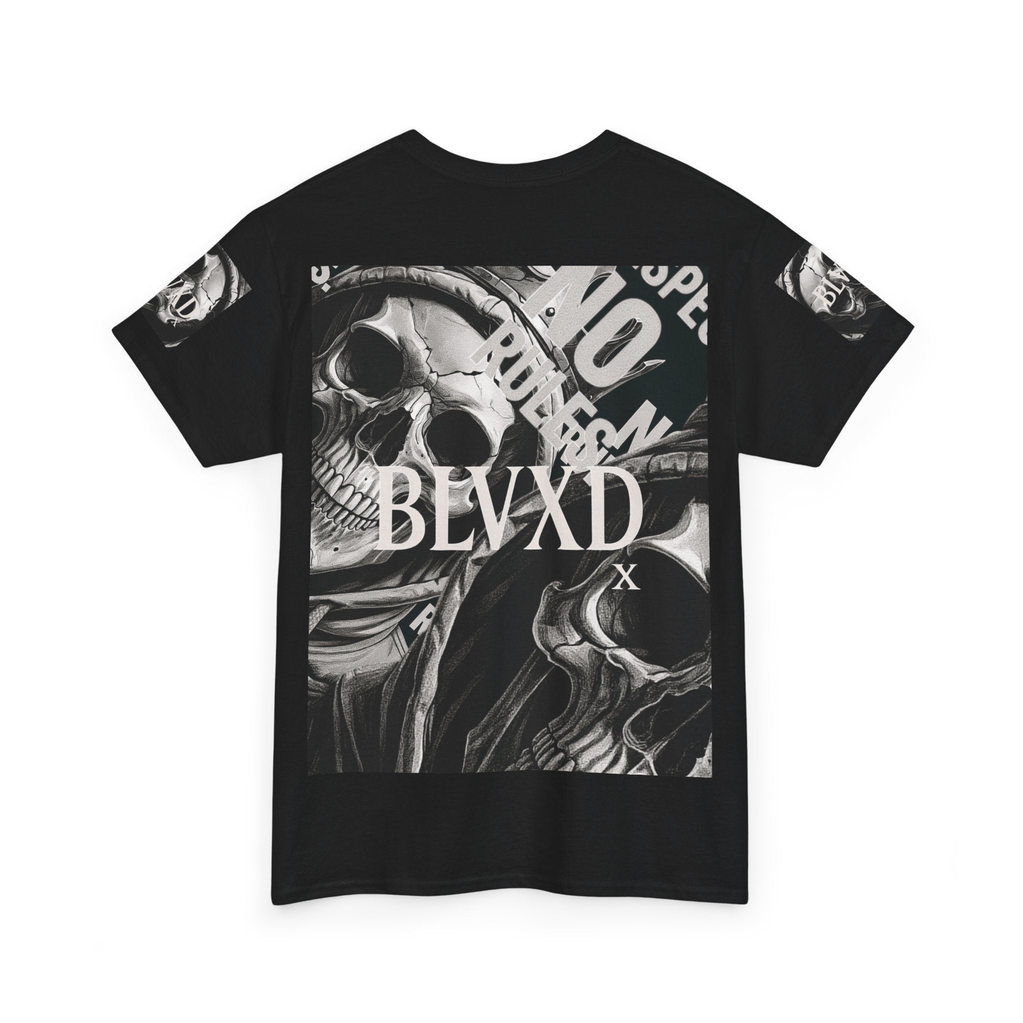 No Rules Skull T-Shirt  Gothic Streetwear Essential