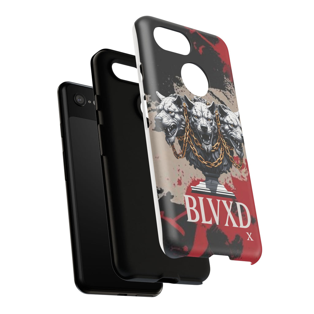 Bloody Cerberus Phone Case — Gothic 3-Headed Hellhound Phone Case