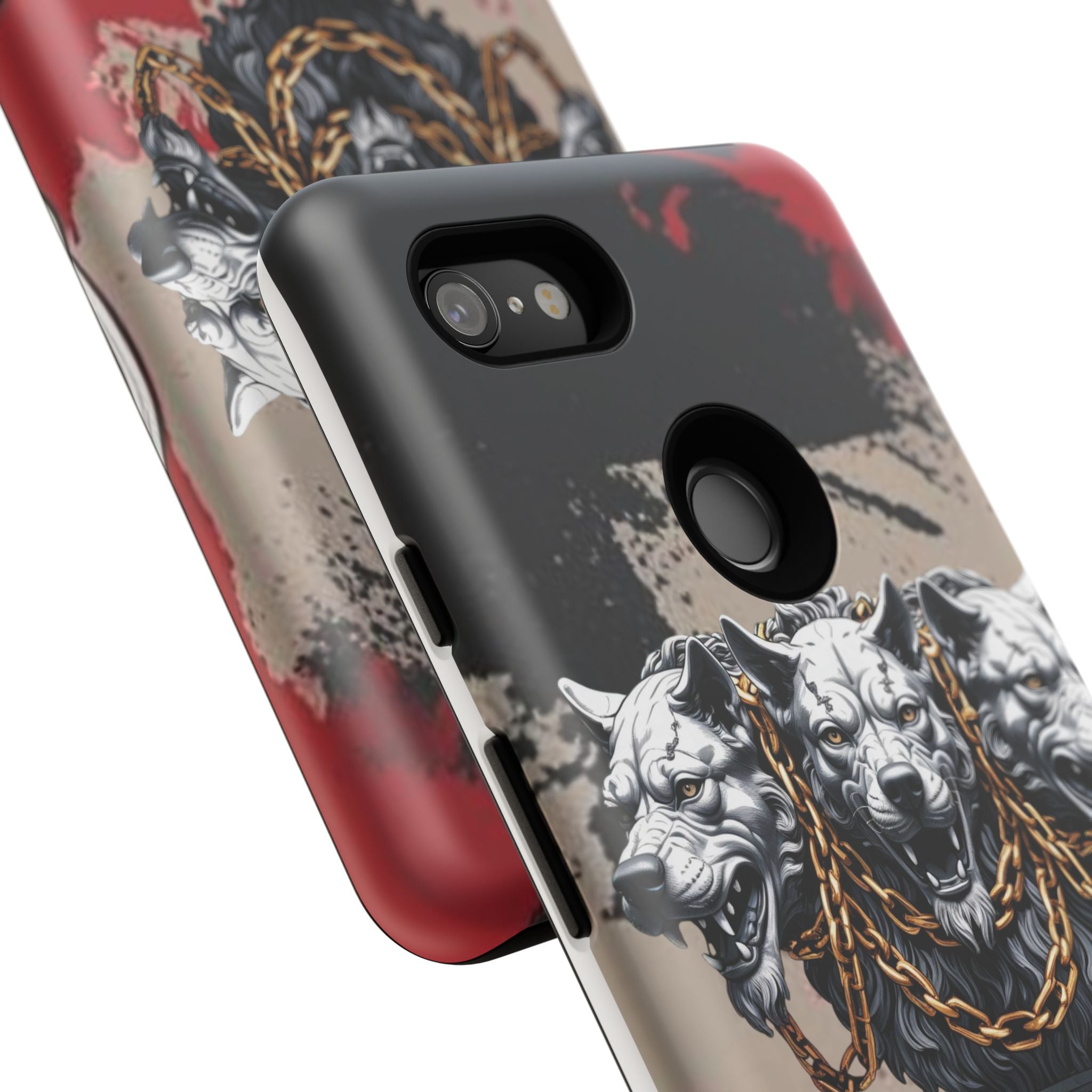 Bloody Cerberus Phone Case — Gothic 3-Headed Hellhound Phone Case