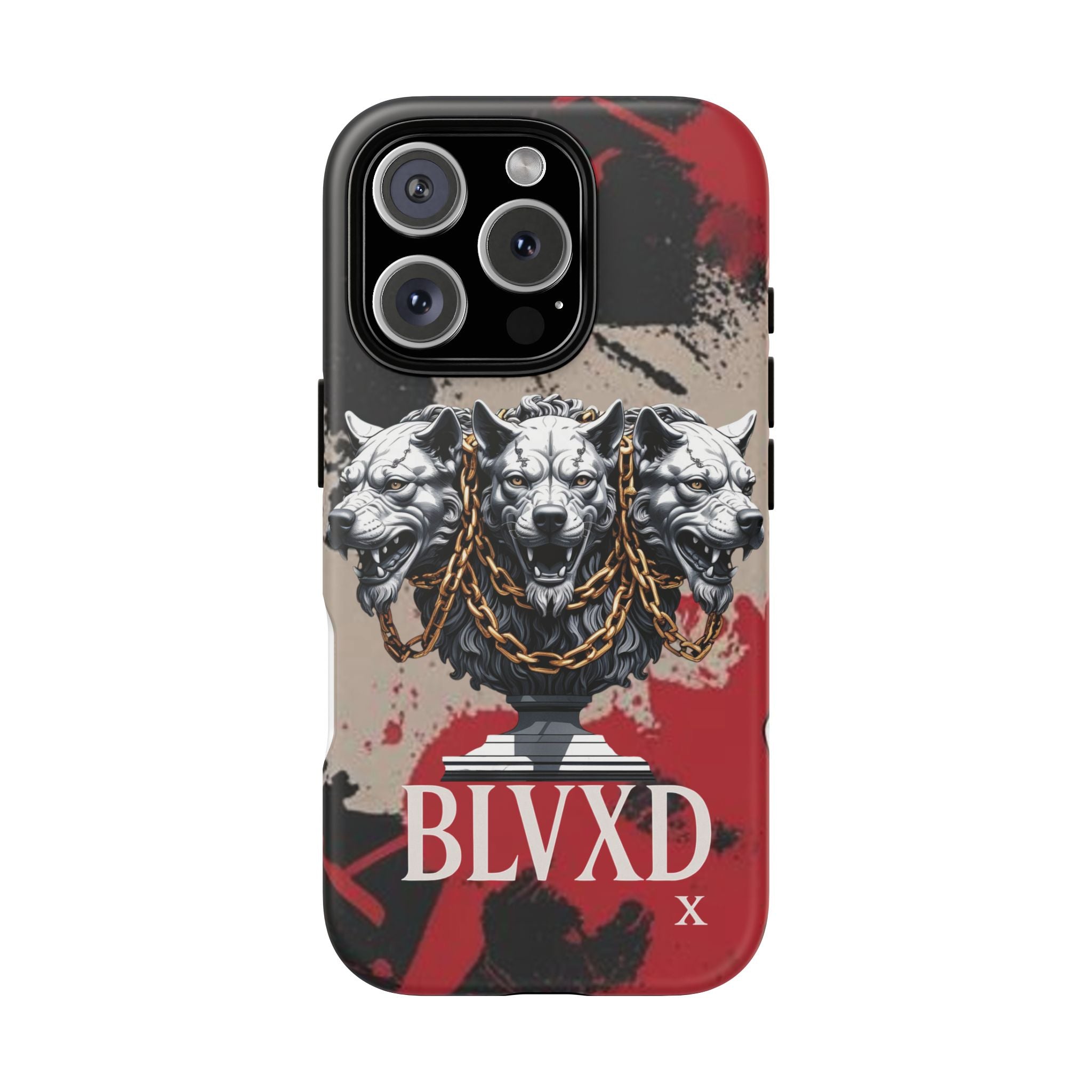 Bloody Cerberus Phone Case — Gothic 3-Headed Hellhound Phone Case