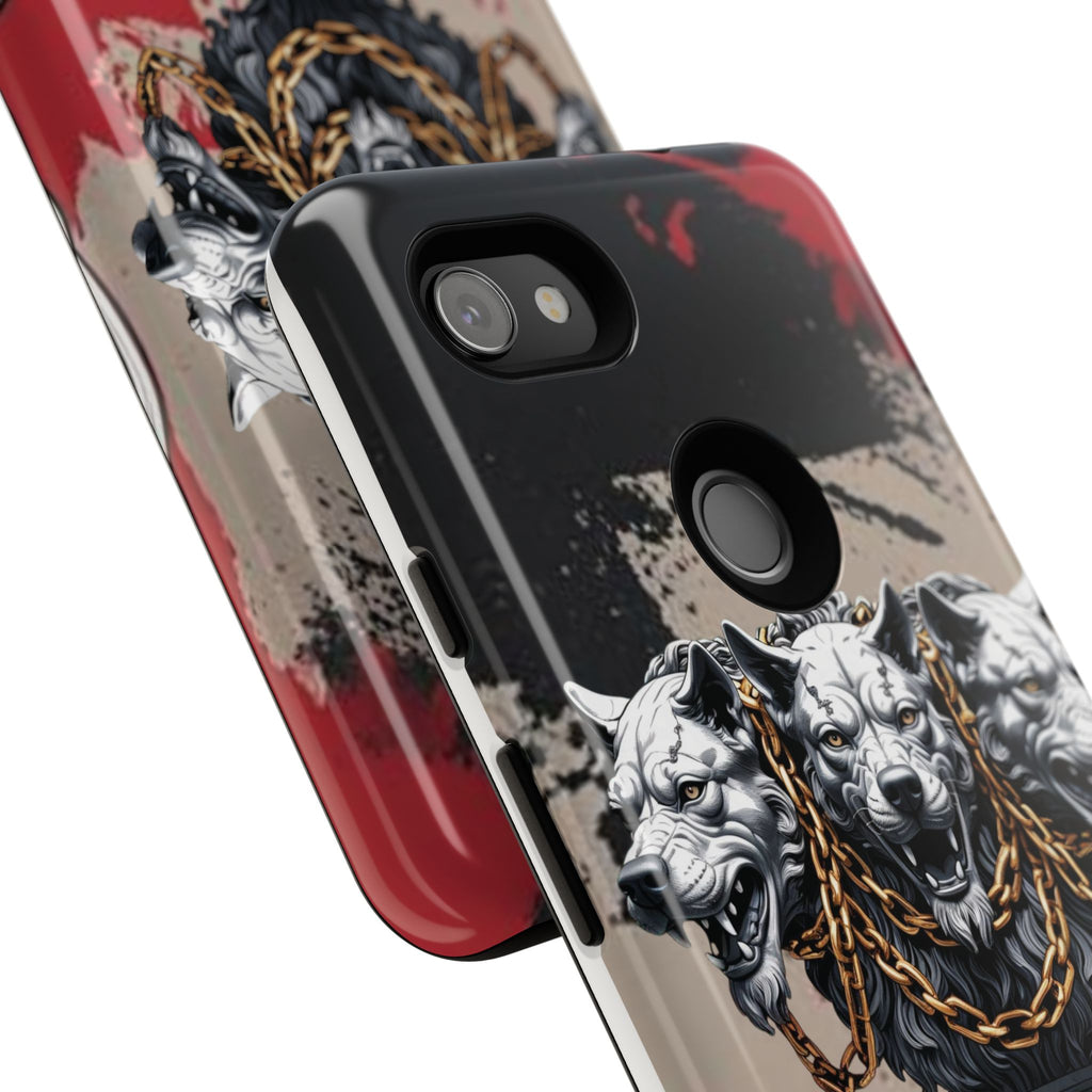 Bloody Cerberus Phone Case — Gothic 3-Headed Hellhound Phone Case