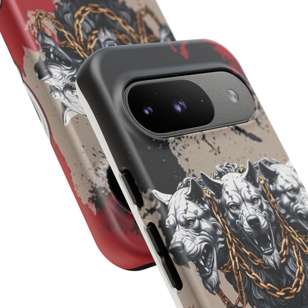 Bloody Cerberus Phone Case — Gothic 3-Headed Hellhound Phone Case