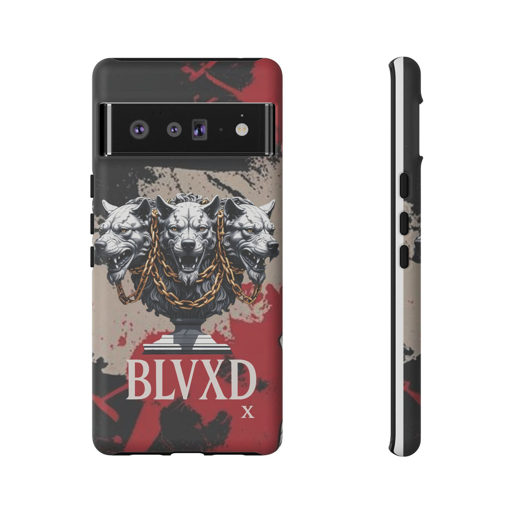 Bloody Cerberus Phone Case — Gothic 3-Headed Hellhound Phone Case