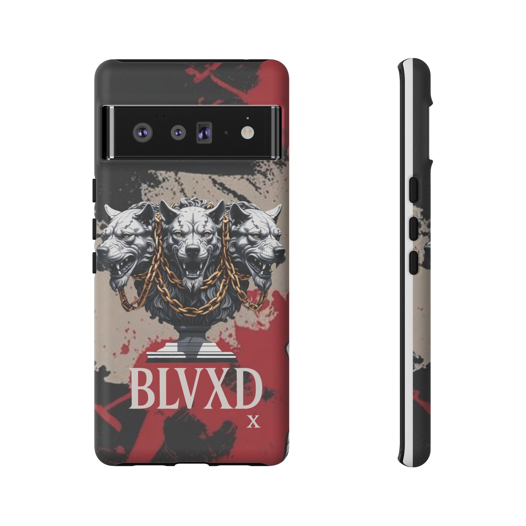 Bloody Cerberus Phone Case — Gothic 3-Headed Hellhound Phone Case