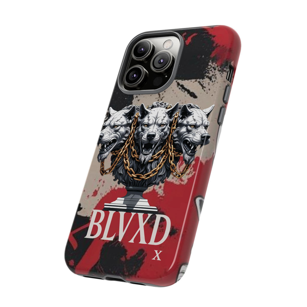 Bloody Cerberus Phone Case — Gothic 3-Headed Hellhound Phone Case