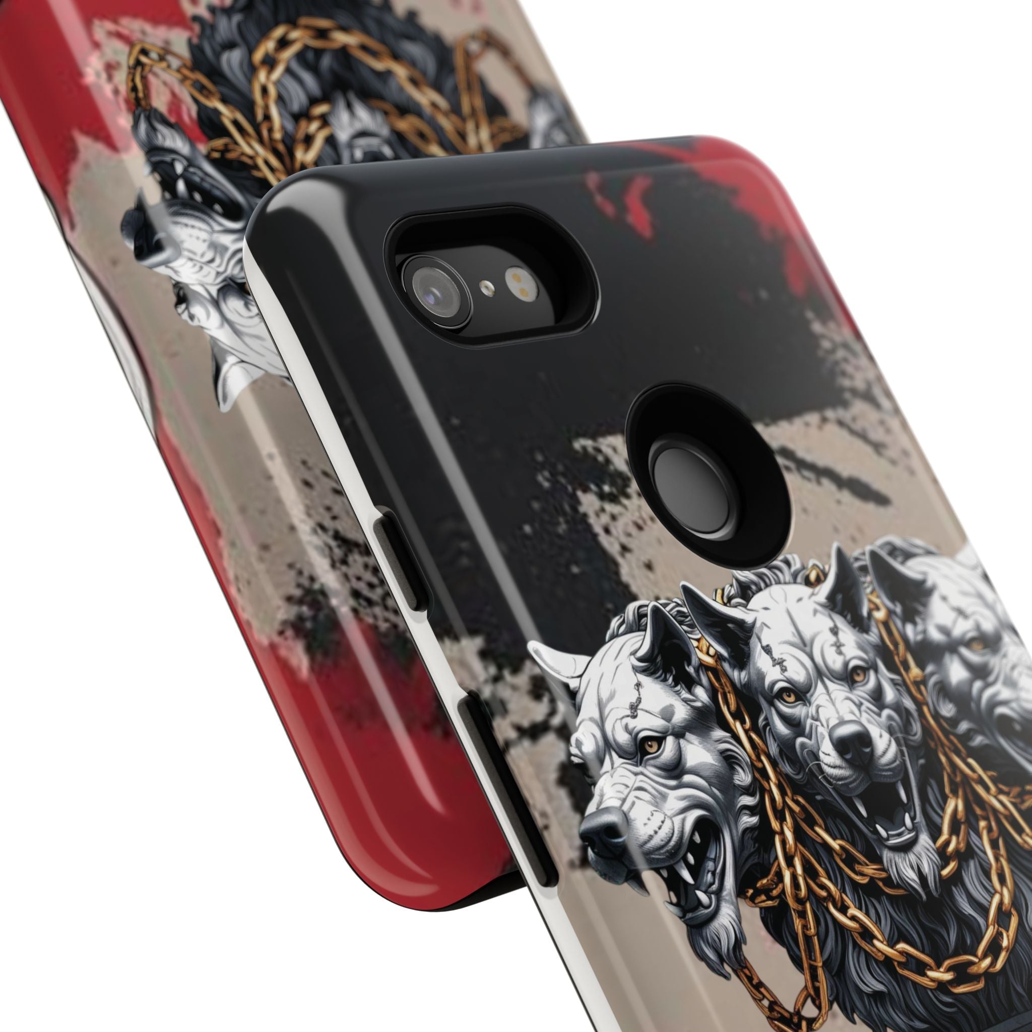 Bloody Cerberus Phone Case — Gothic 3-Headed Hellhound Phone Case
