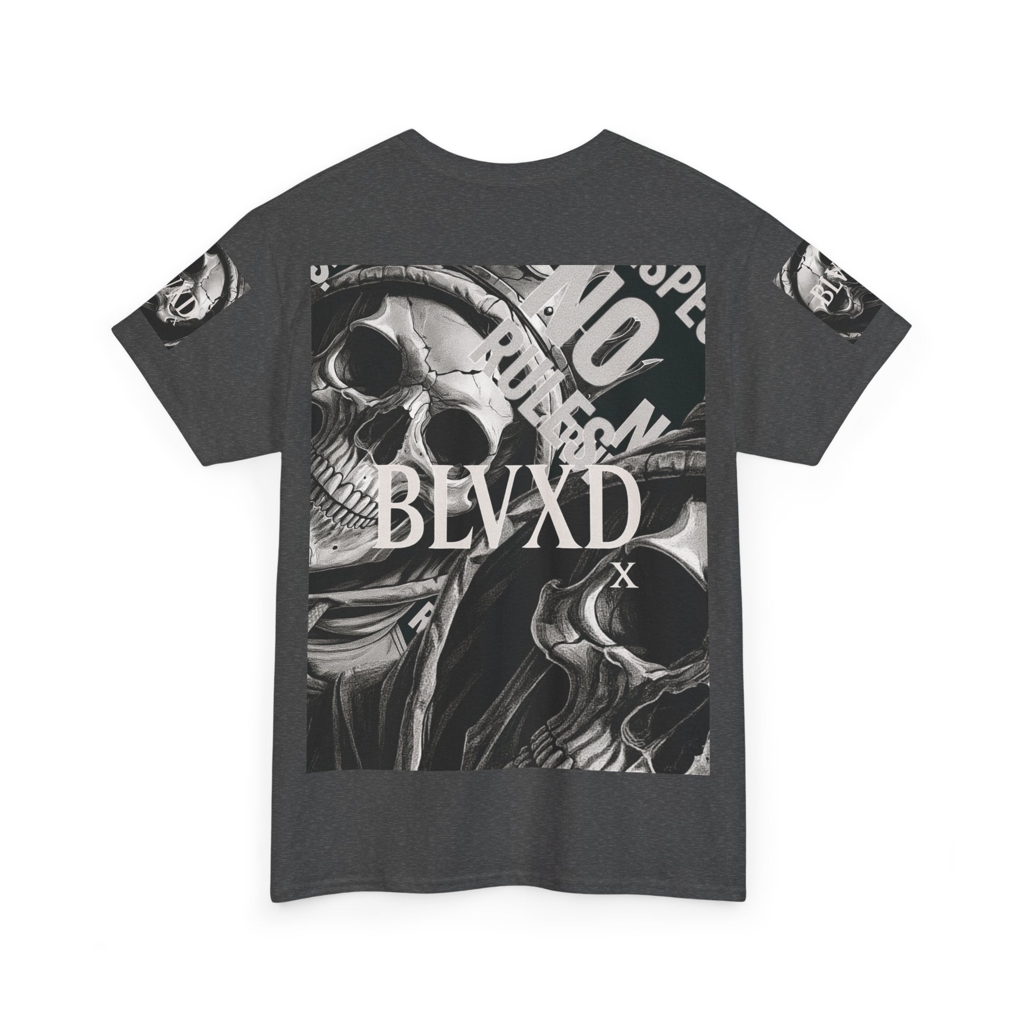 No Rules Skull T-Shirt  Gothic Streetwear Essential
