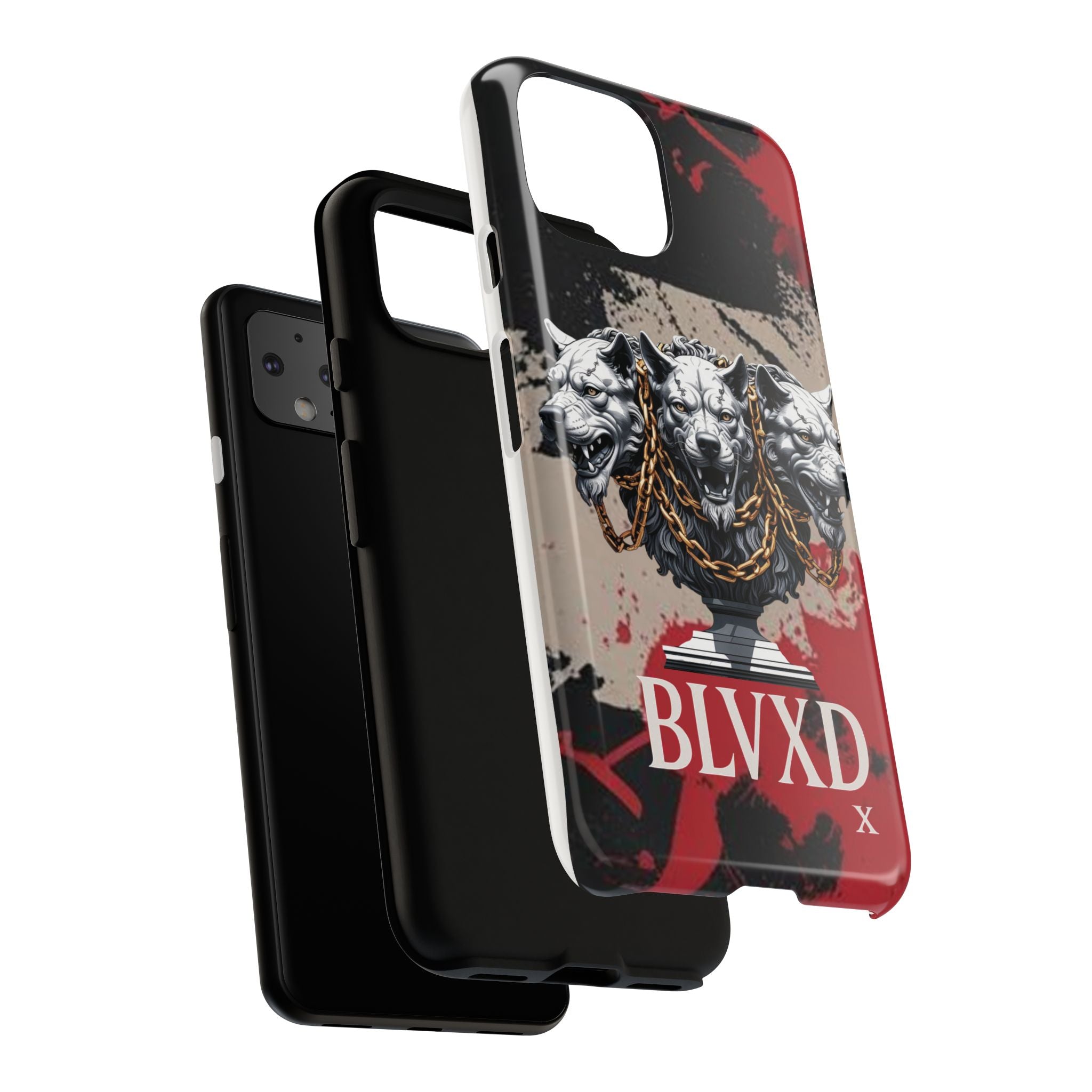 Bloody Cerberus Phone Case — Gothic 3-Headed Hellhound Phone Case