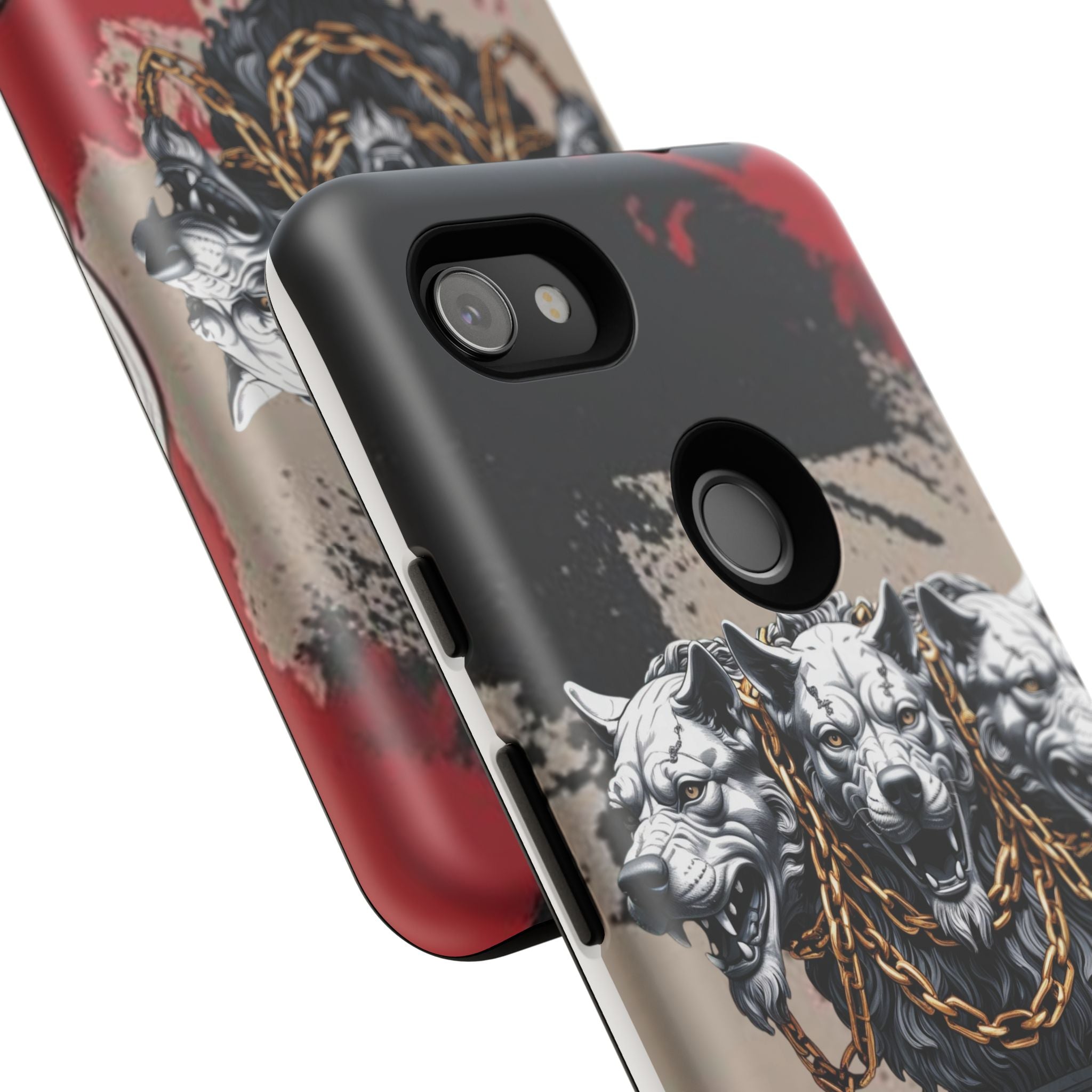 Bloody Cerberus Phone Case — Gothic 3-Headed Hellhound Phone Case