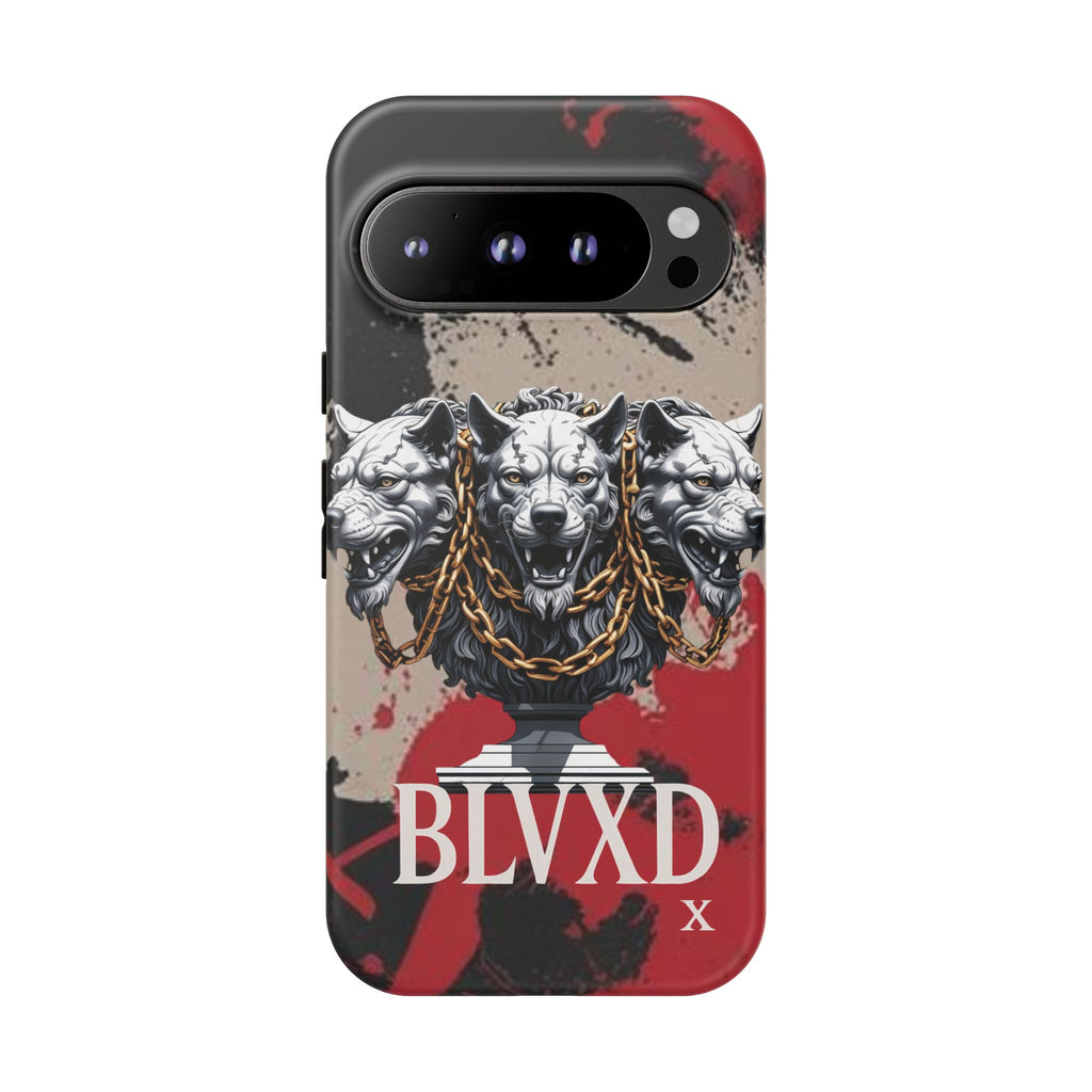 Bloody Cerberus Phone Case — Gothic 3-Headed Hellhound Phone Case