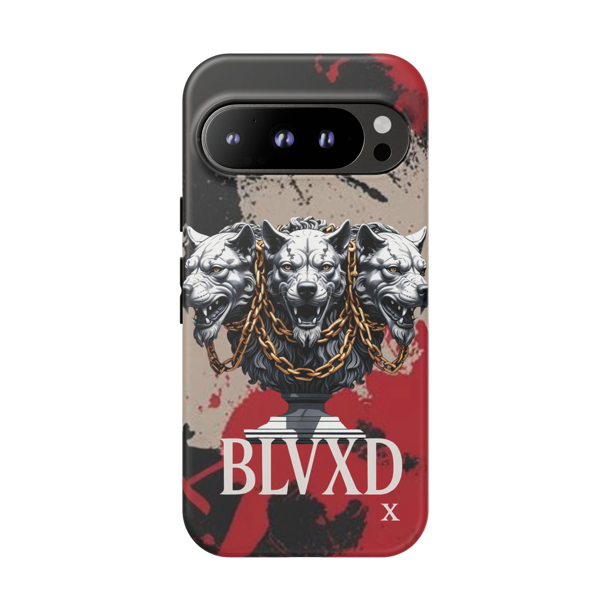 Bloody Cerberus Phone Case — Gothic 3-Headed Hellhound Phone Case