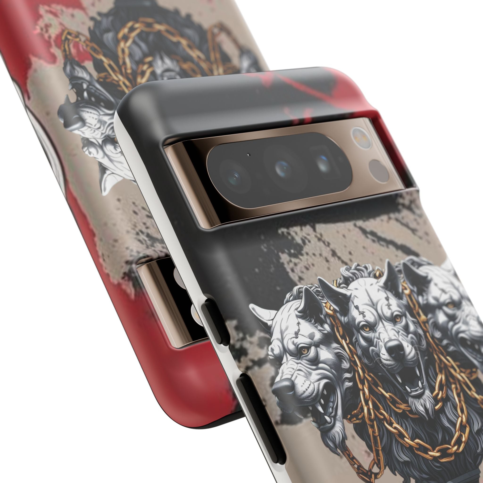 Bloody Cerberus Phone Case — Gothic 3-Headed Hellhound Phone Case