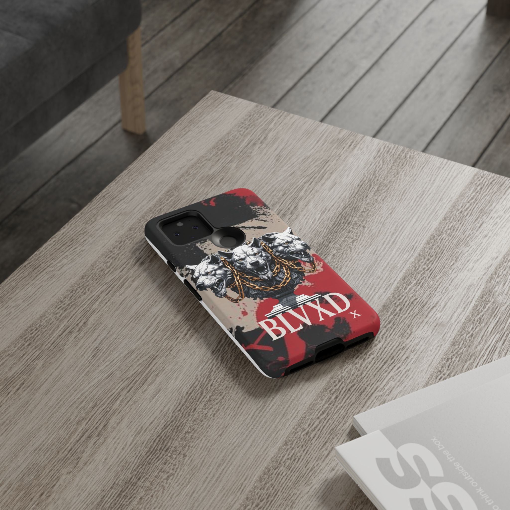 Bloody Cerberus Phone Case — Gothic 3-Headed Hellhound Phone Case