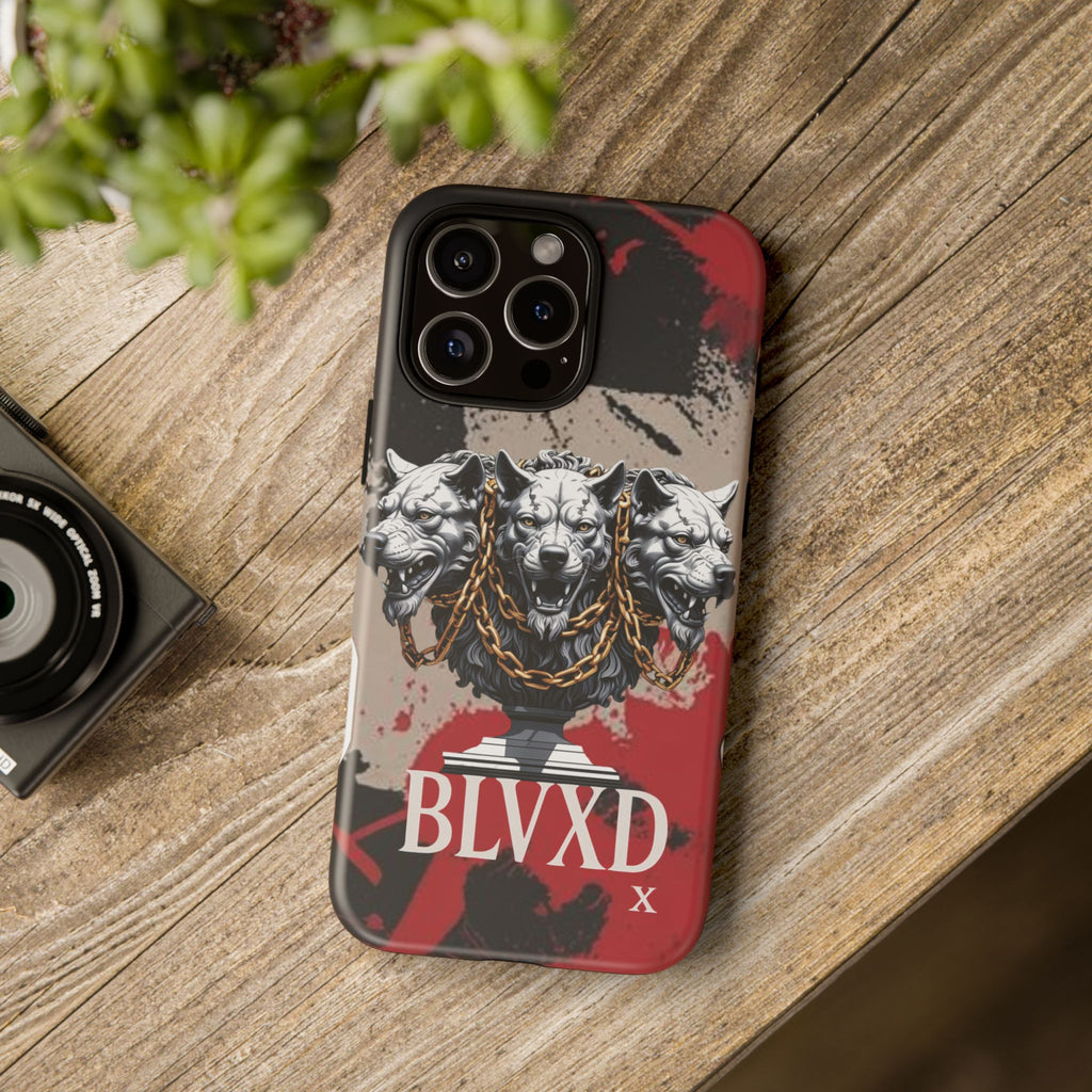 Bloody Cerberus Phone Case — Gothic 3-Headed Hellhound Phone Case