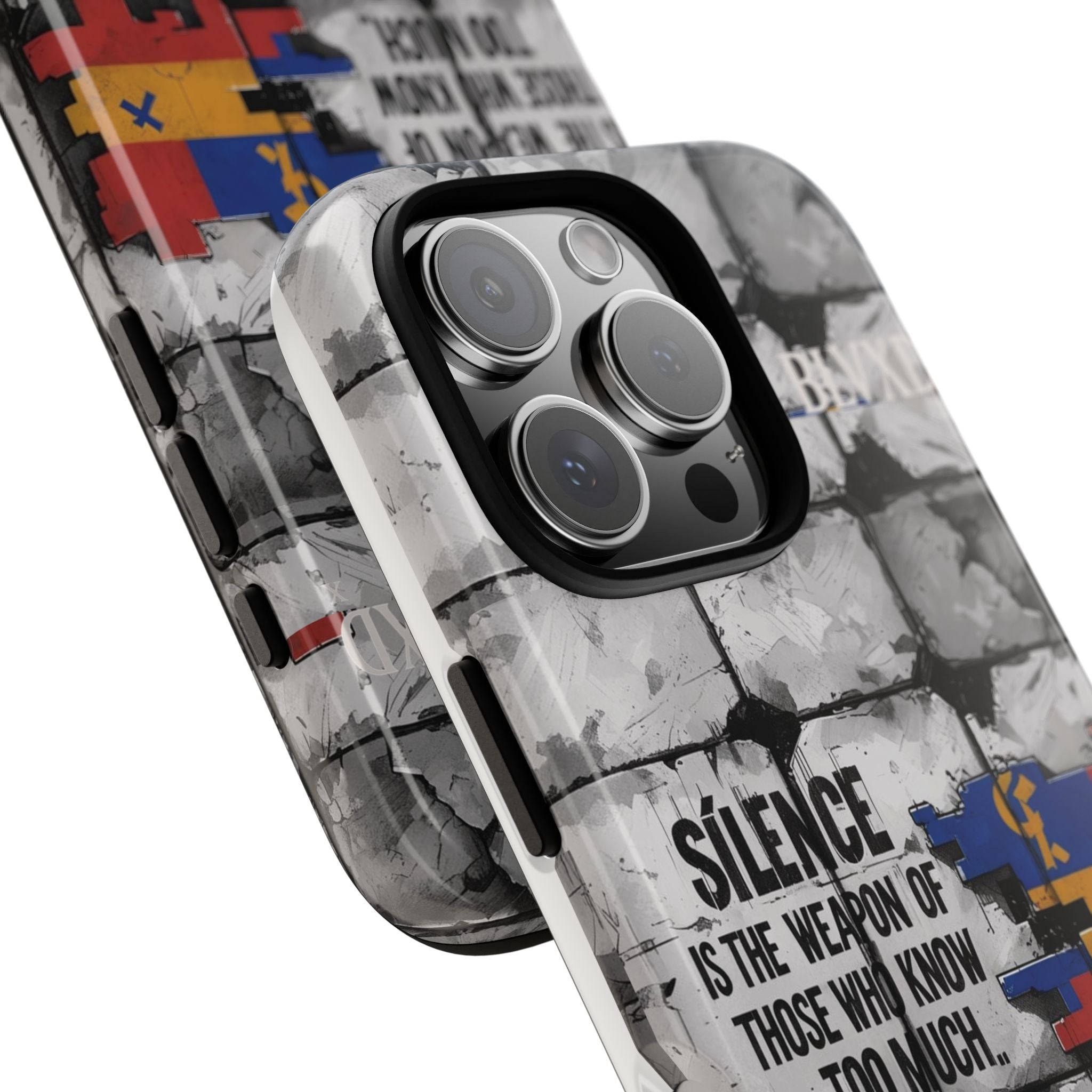 BLVXD X Silence Phone Case  Minimalist Streetwear Phone Case