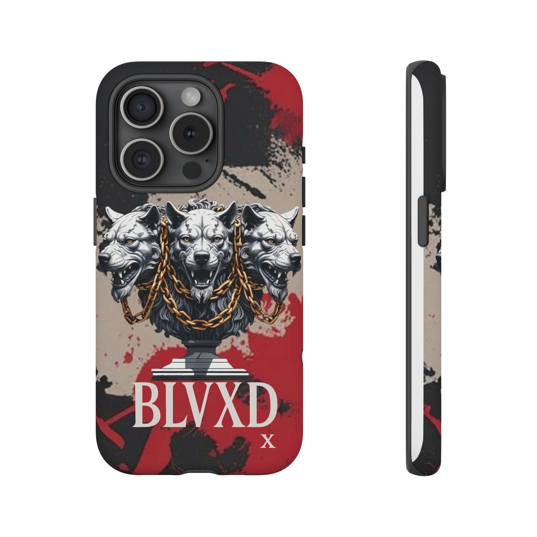 Bloody Cerberus Phone Case — Gothic 3-Headed Hellhound Phone Case