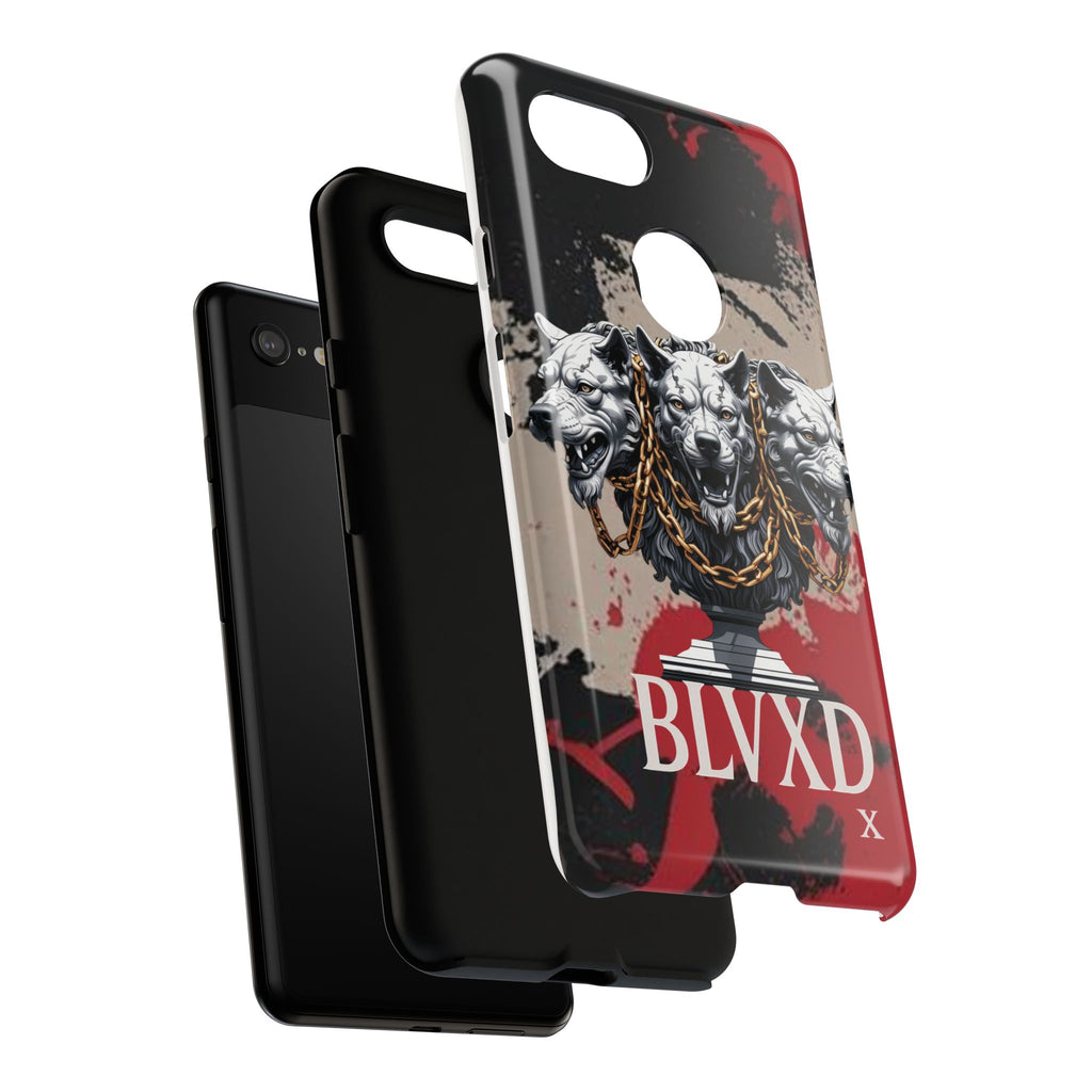 Bloody Cerberus Phone Case — Gothic 3-Headed Hellhound Phone Case
