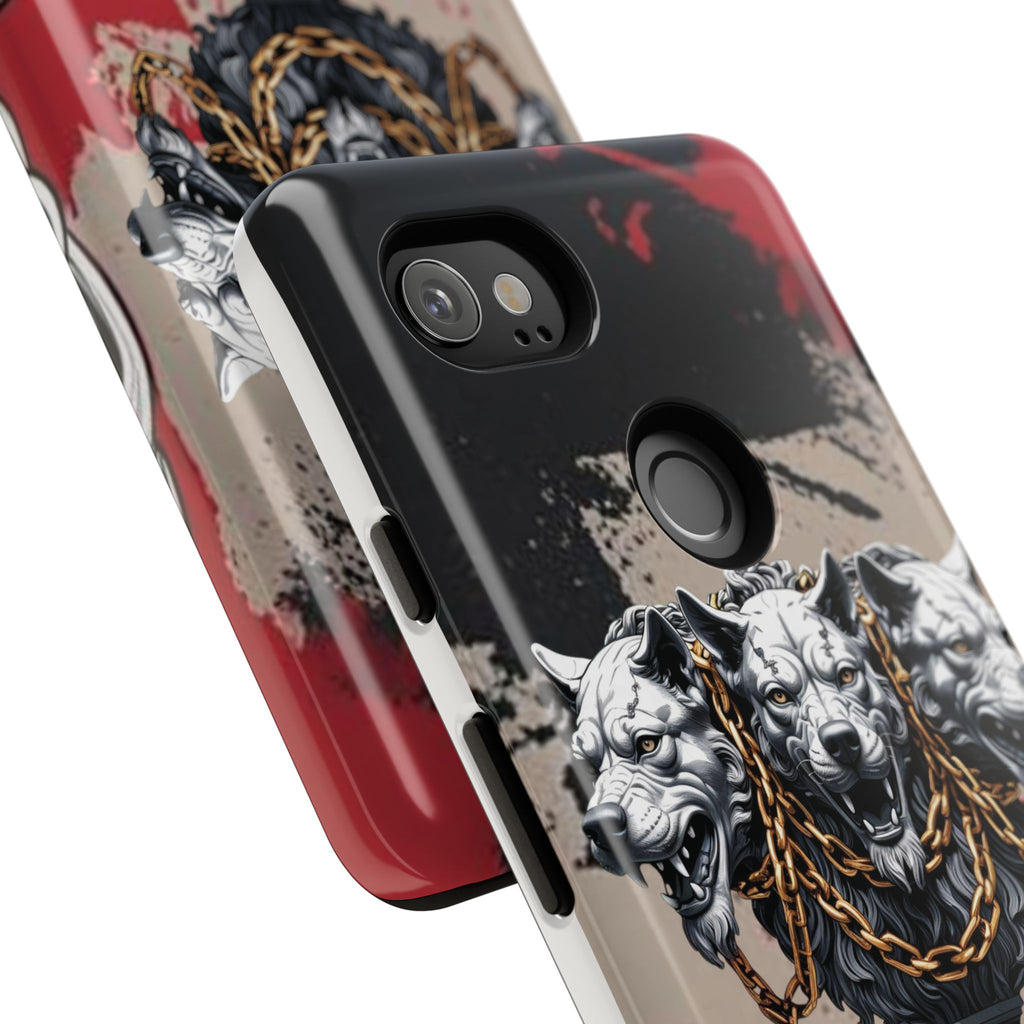 Bloody Cerberus Phone Case — Gothic 3-Headed Hellhound Phone Case