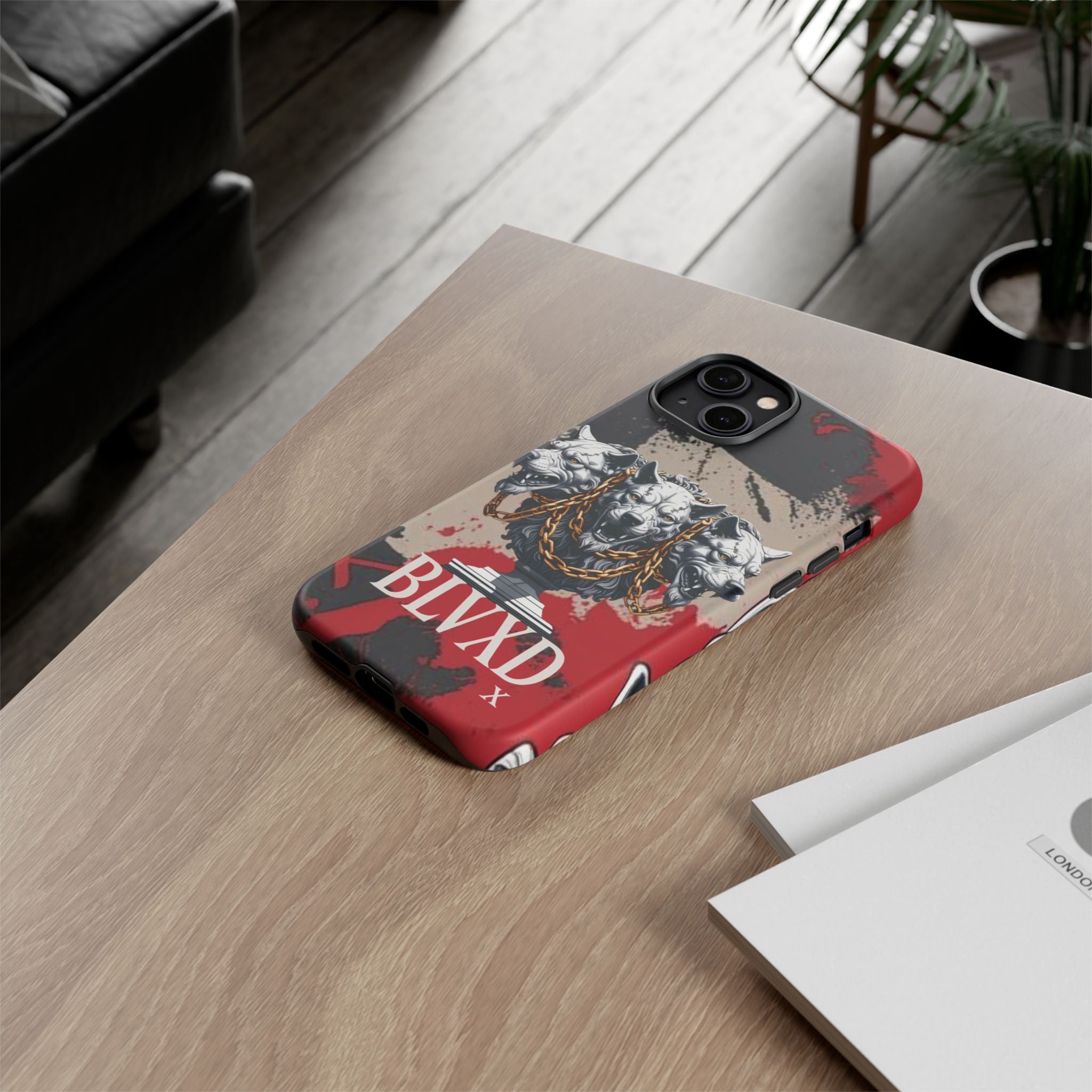 Bloody Cerberus Phone Case — Gothic 3-Headed Hellhound Phone Case