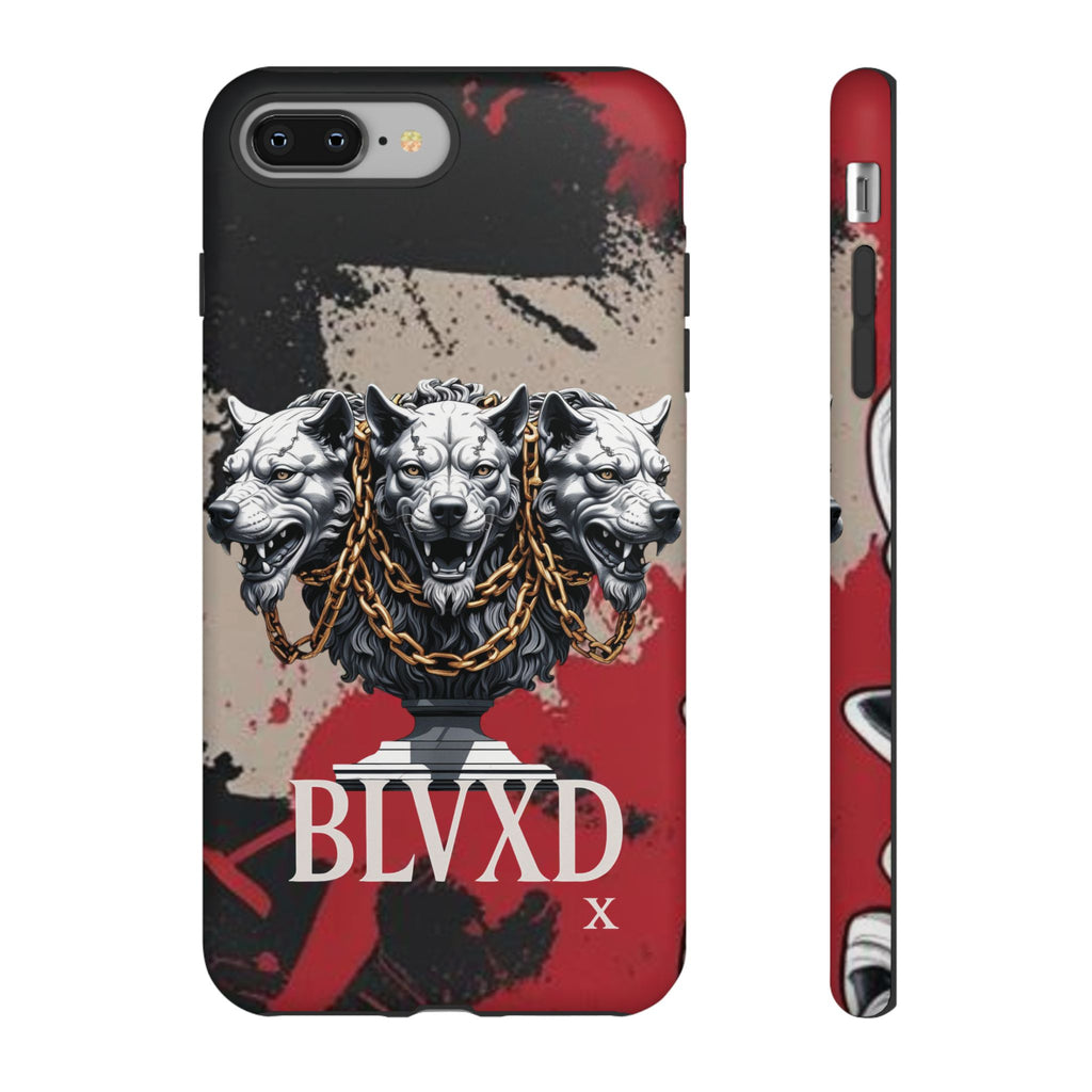 Bloody Cerberus Phone Case — Gothic 3-Headed Hellhound Phone Case