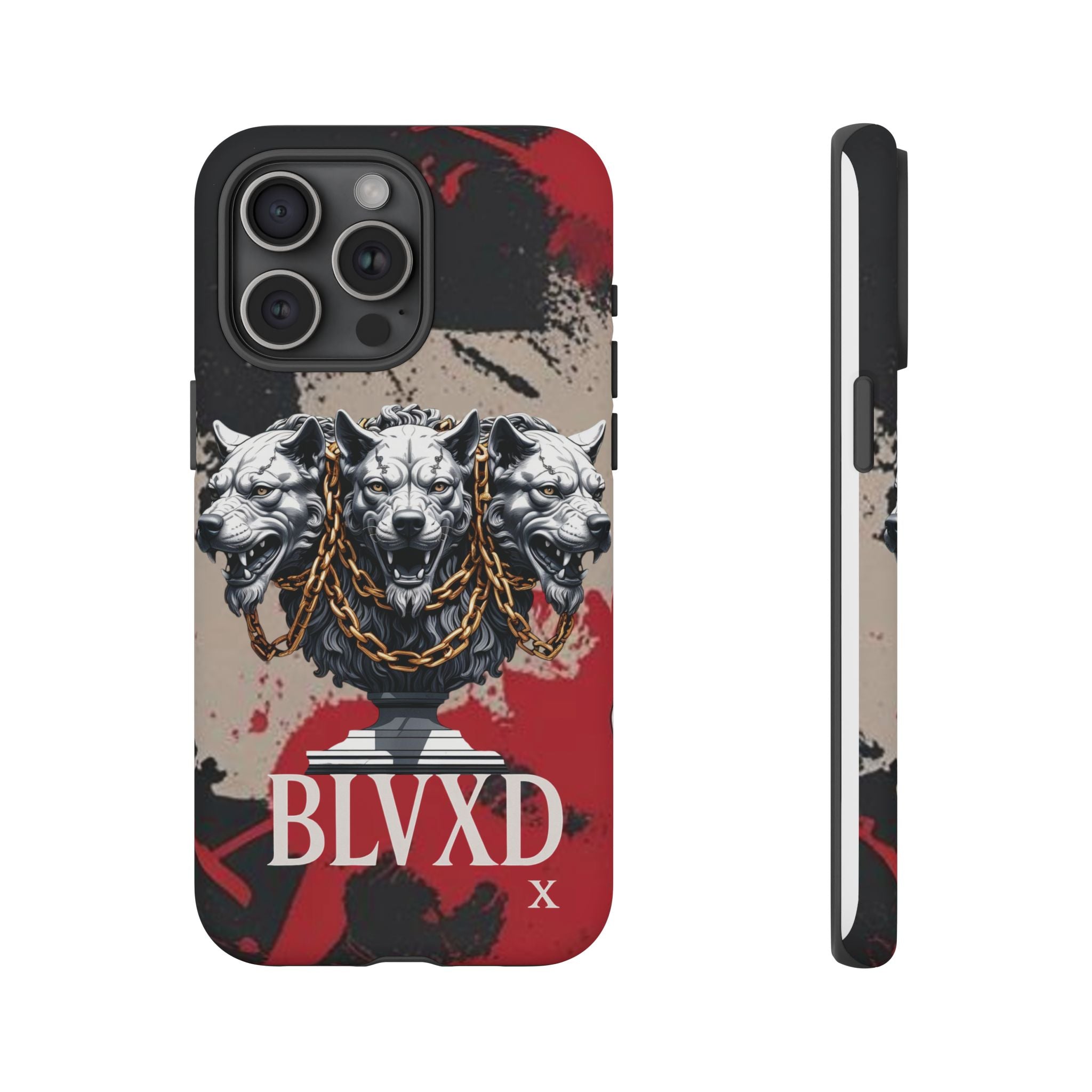 Bloody Cerberus Phone Case — Gothic 3-Headed Hellhound Phone Case